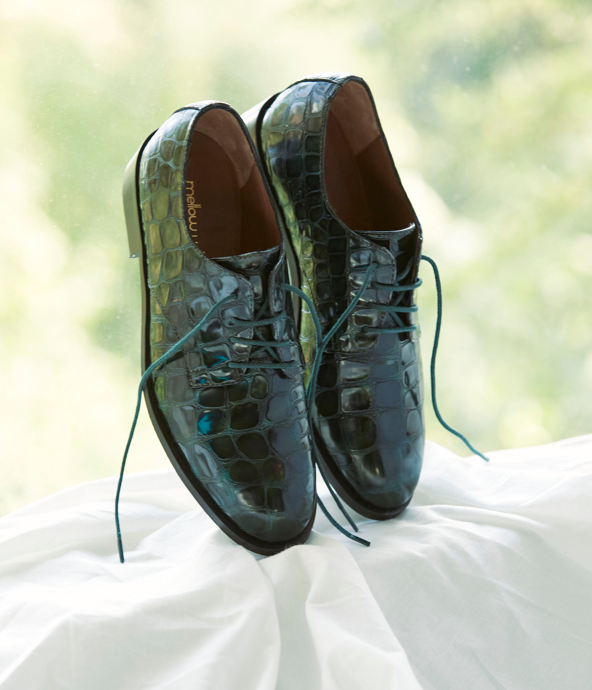 Derbies verts Sago Derbies Mocassins Femme Mellow Yellow