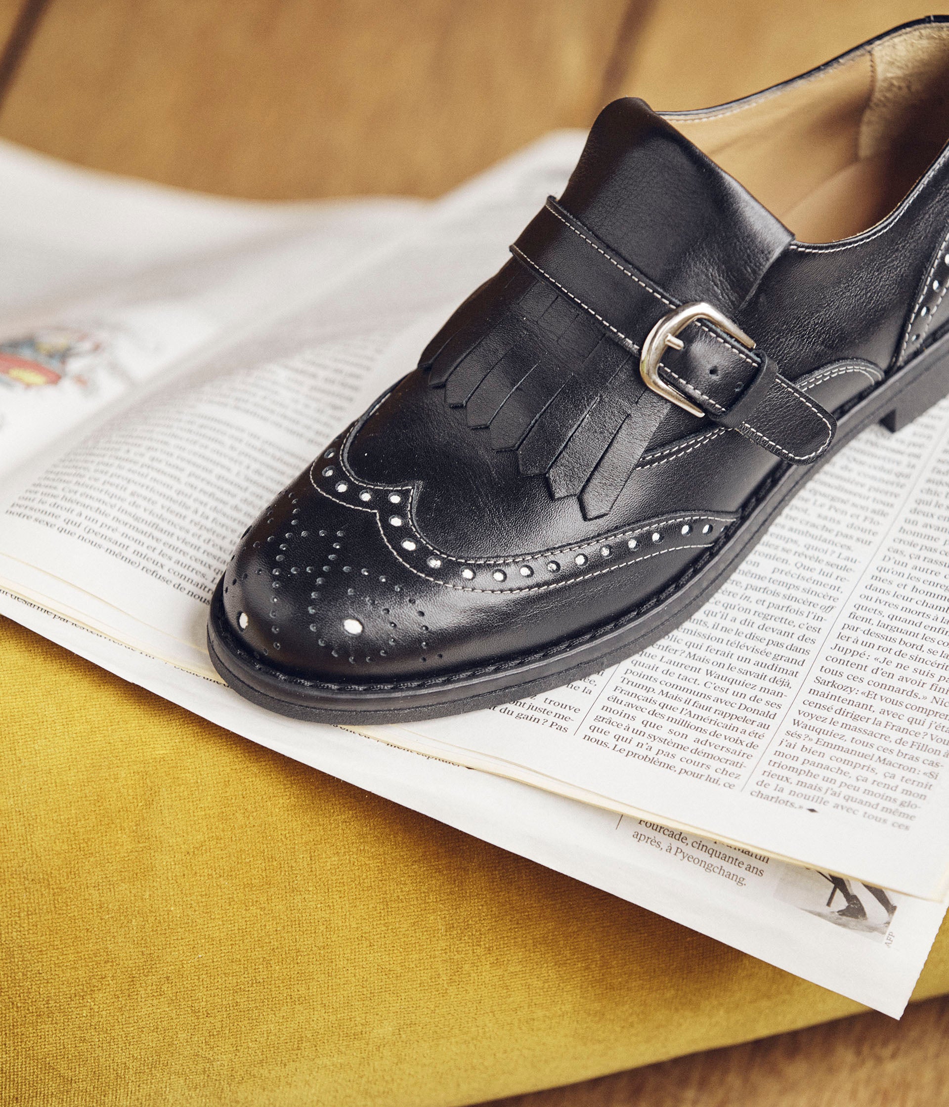 Derbies frange femme clearance