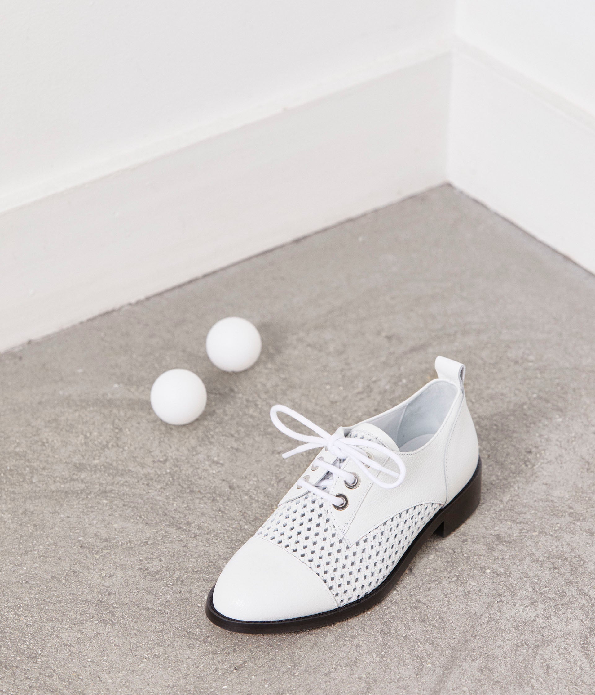 Derbies blanche femme clearance