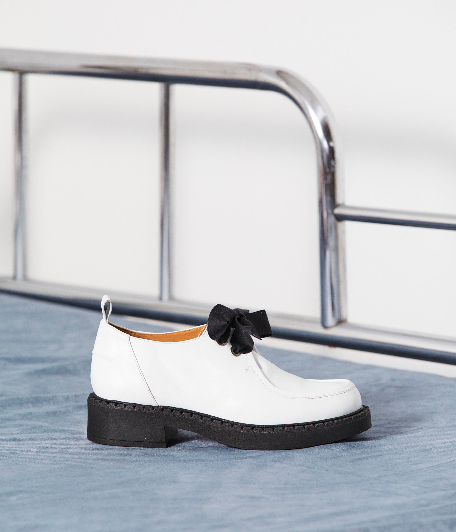 Derbies femme lacet ruban outlet