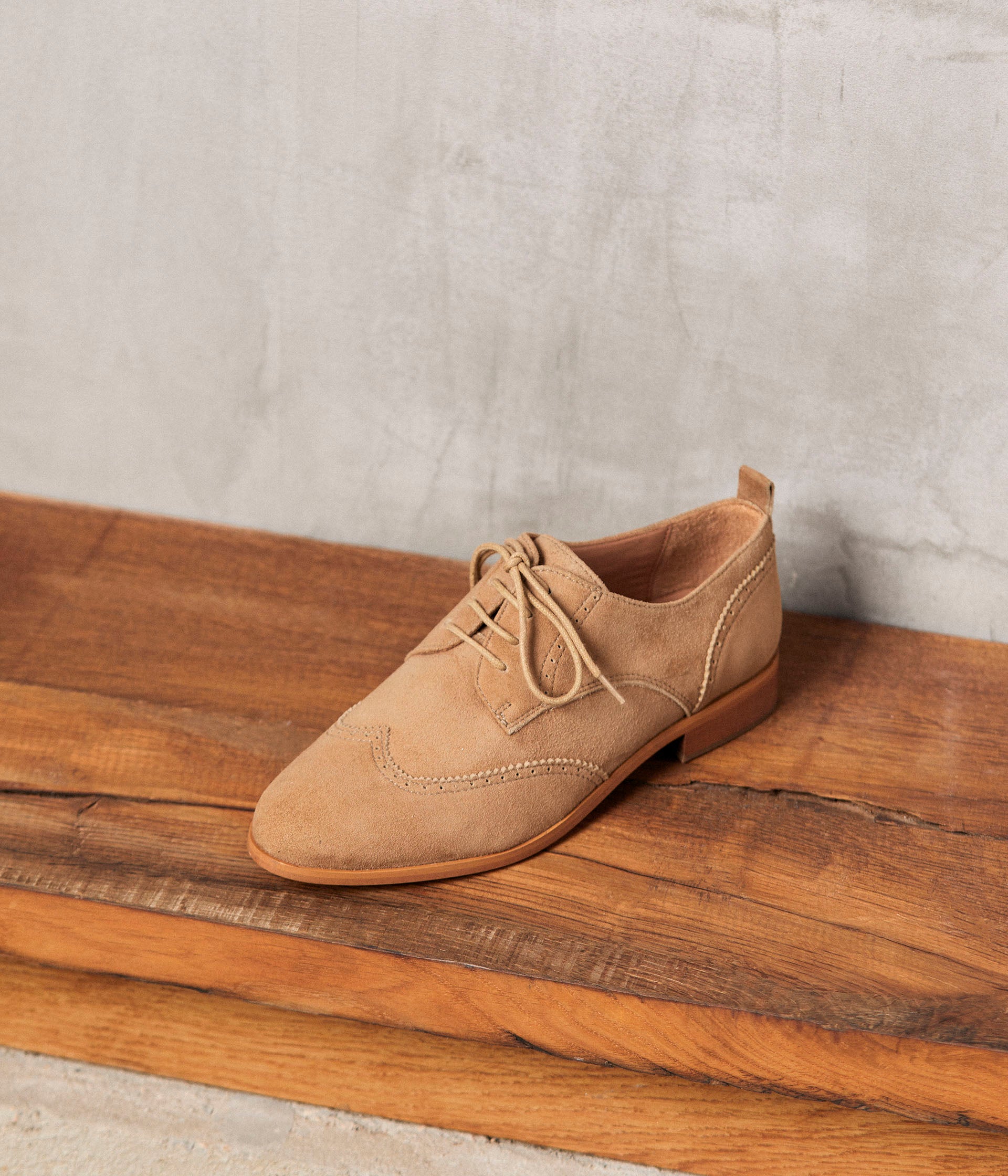 Derbies shop camel femme