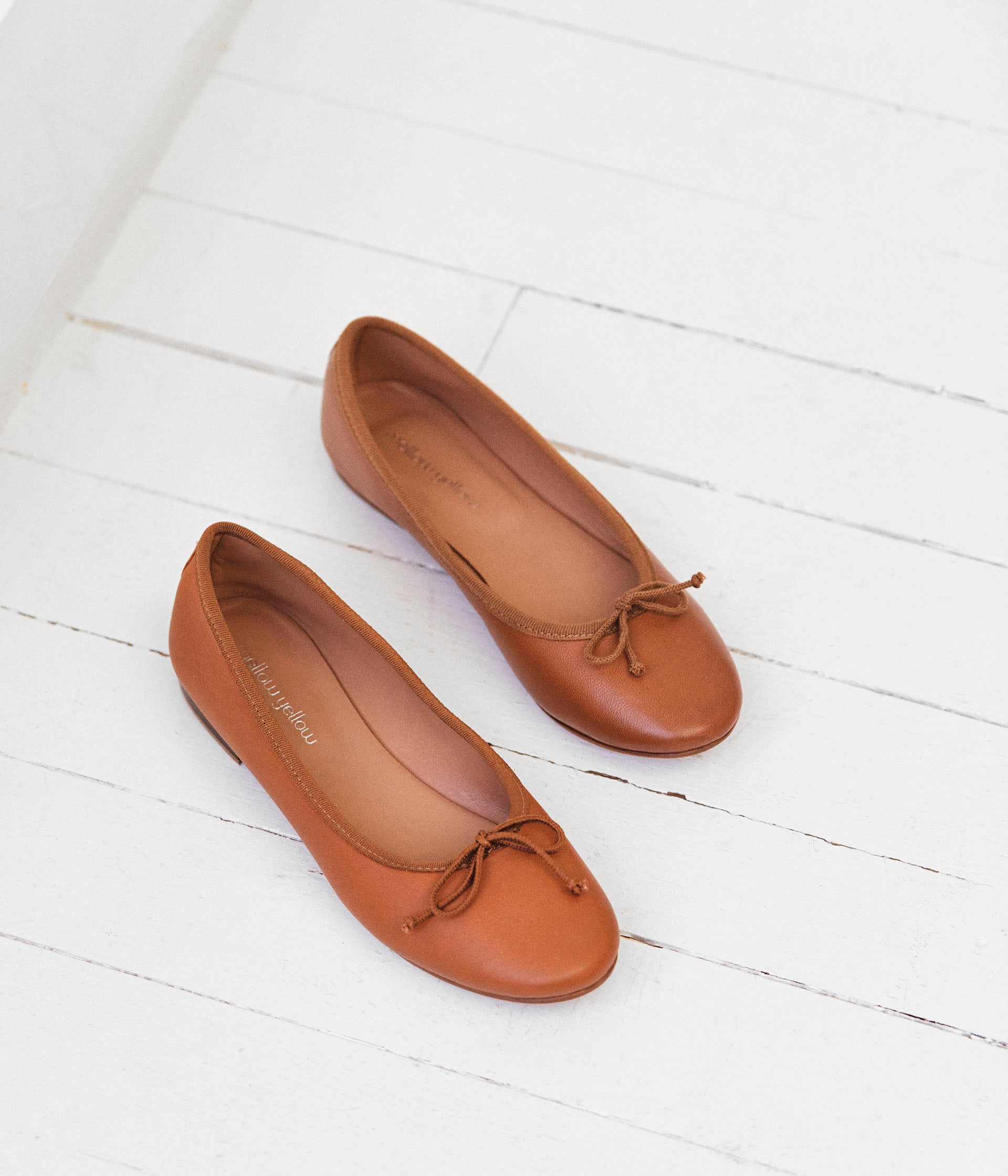 Ballerines camel Jenny Ballerines Femme Mellow Yellow