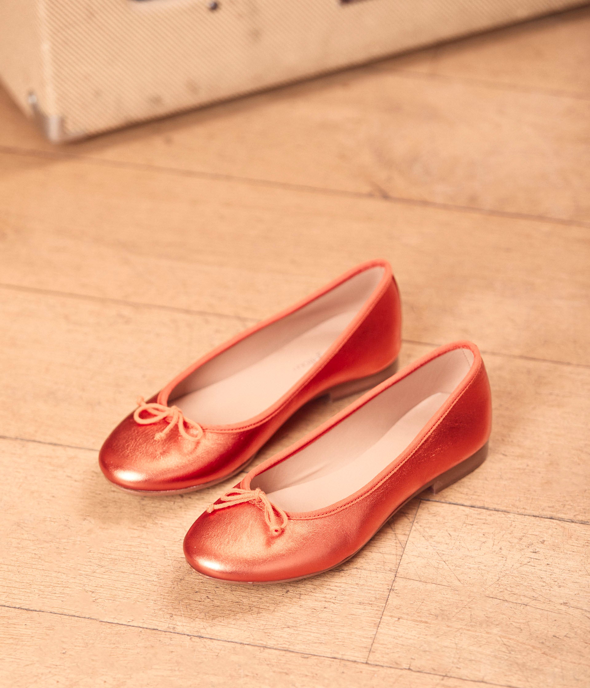 Ballerine orange femme sales