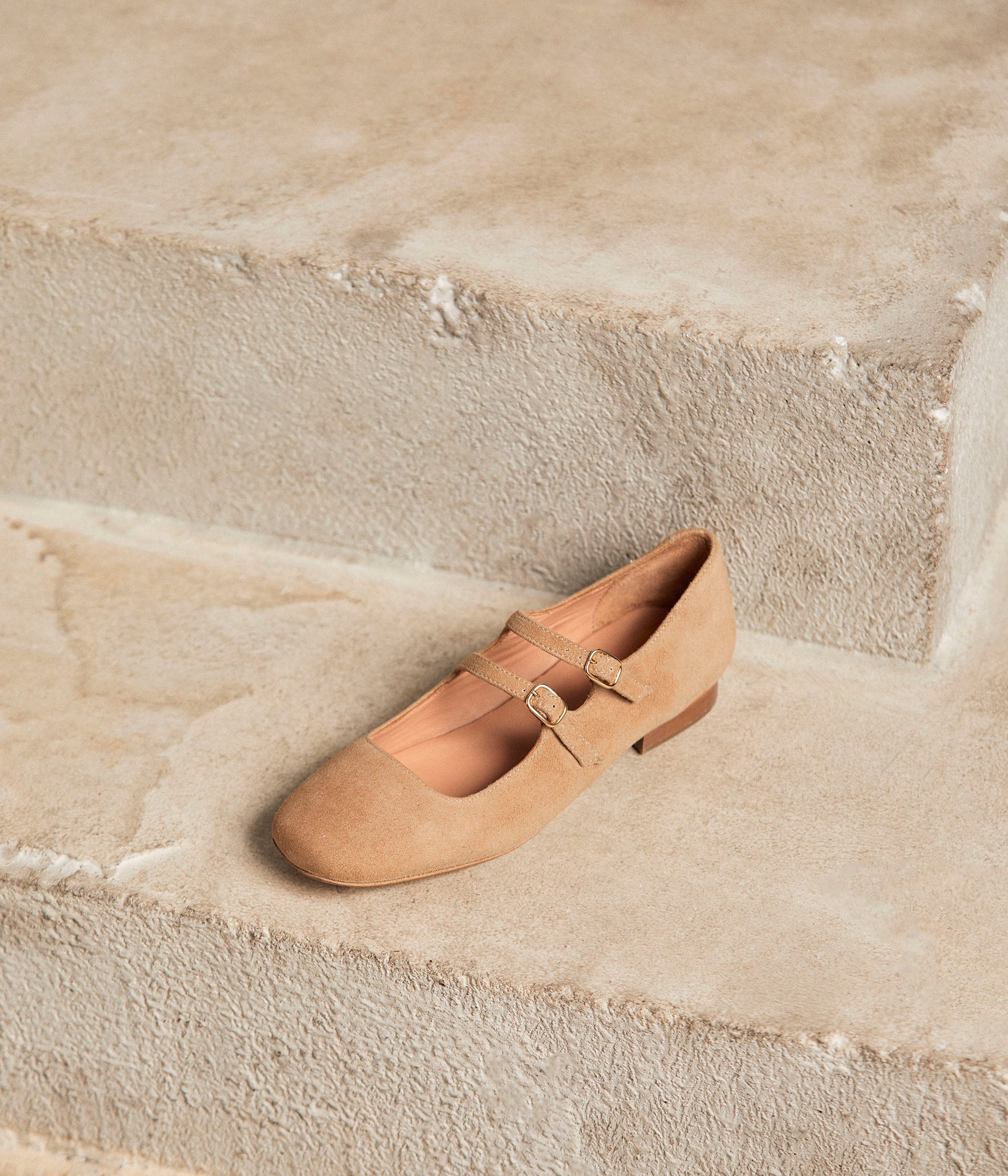 Ballerine femme marron store