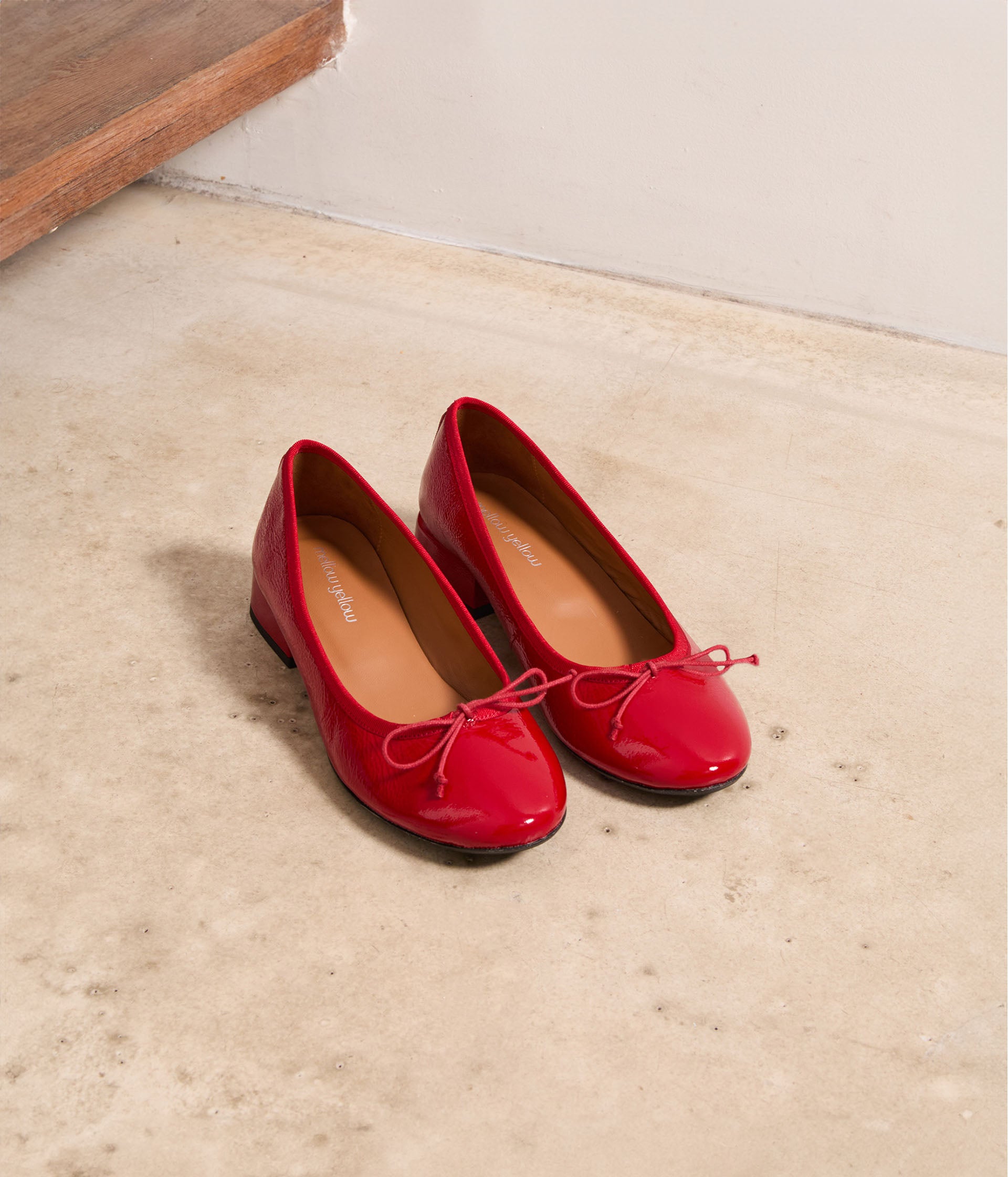 Ballerines rouges femme outlet