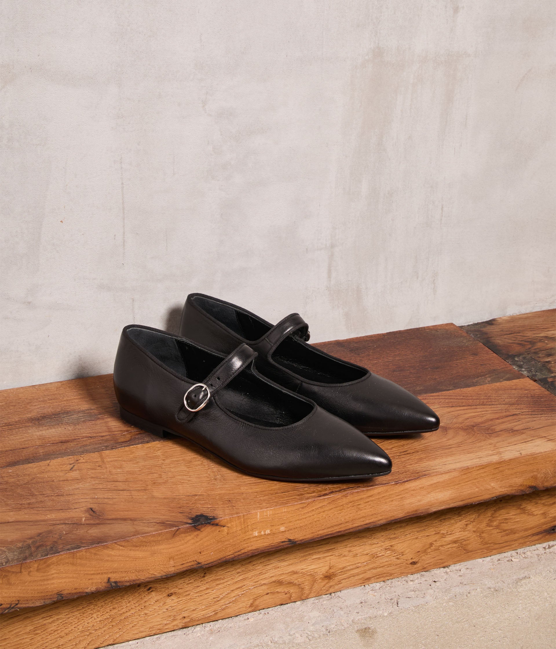 Ballerines noires pointues online