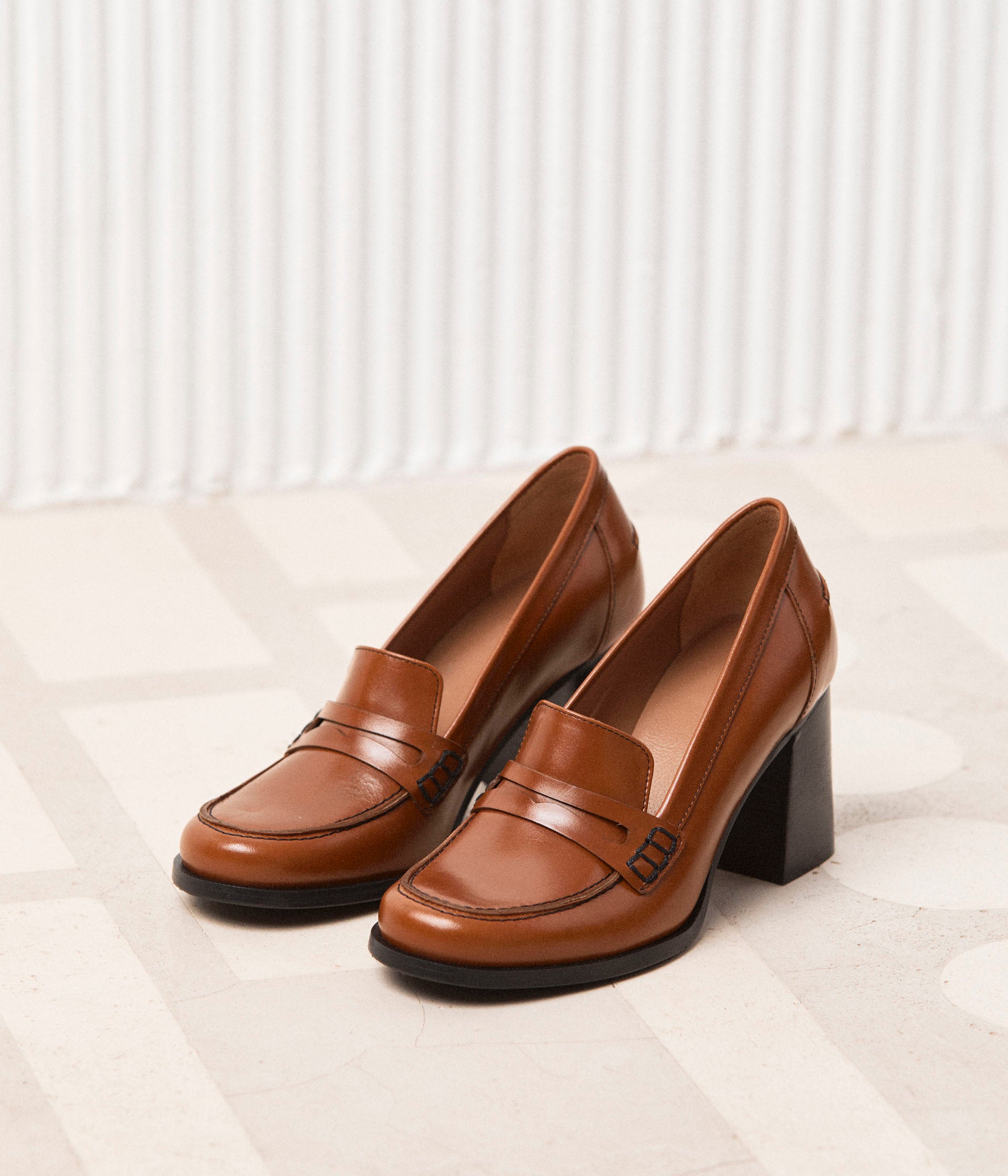 Mocassins a talon femme on sale