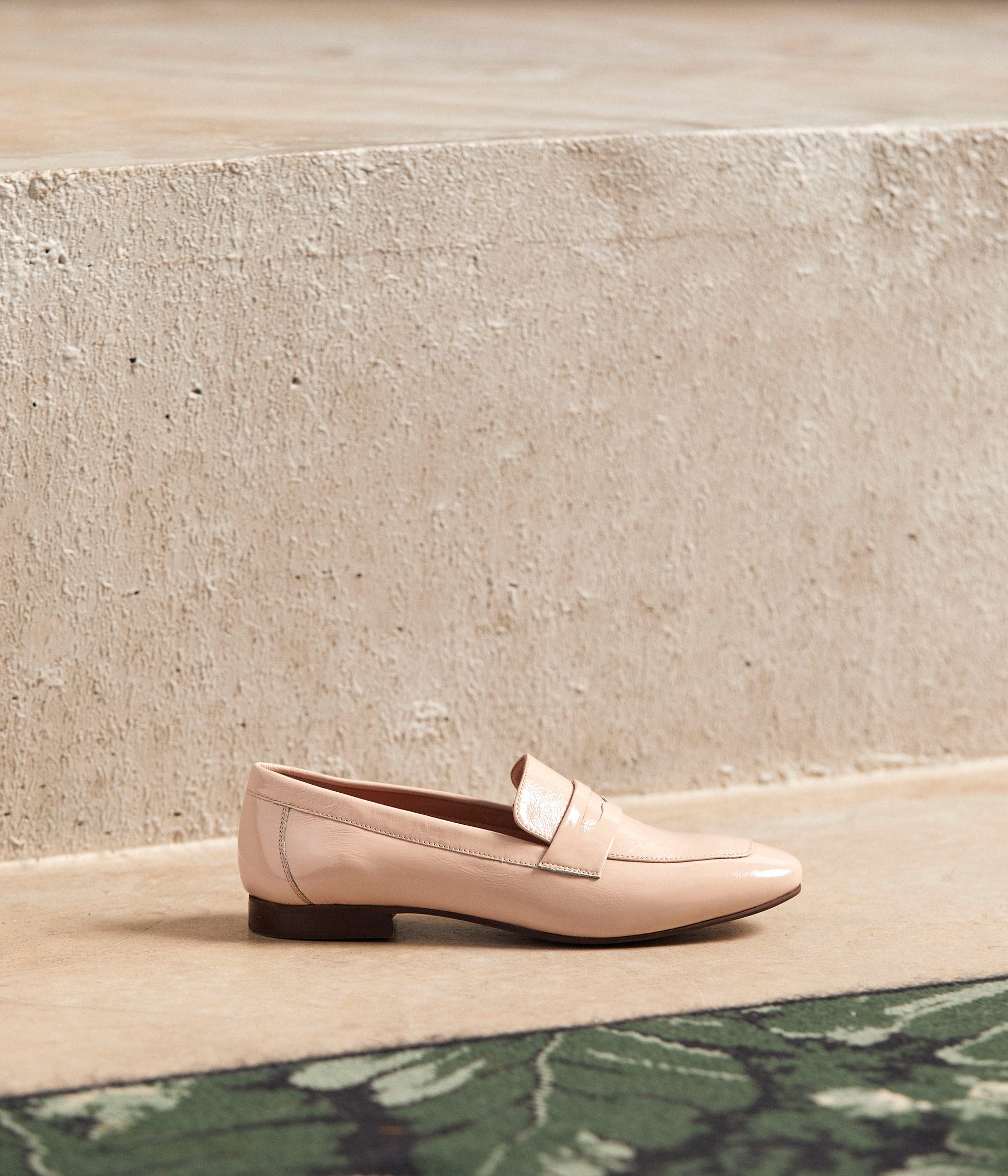 Mocassins rose poudre Jessy Derbies Mocassins Femme Mellow Yellow