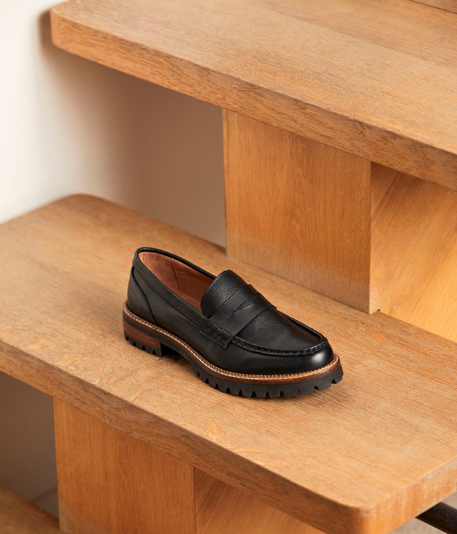 Mocassin clearance bicolore femme