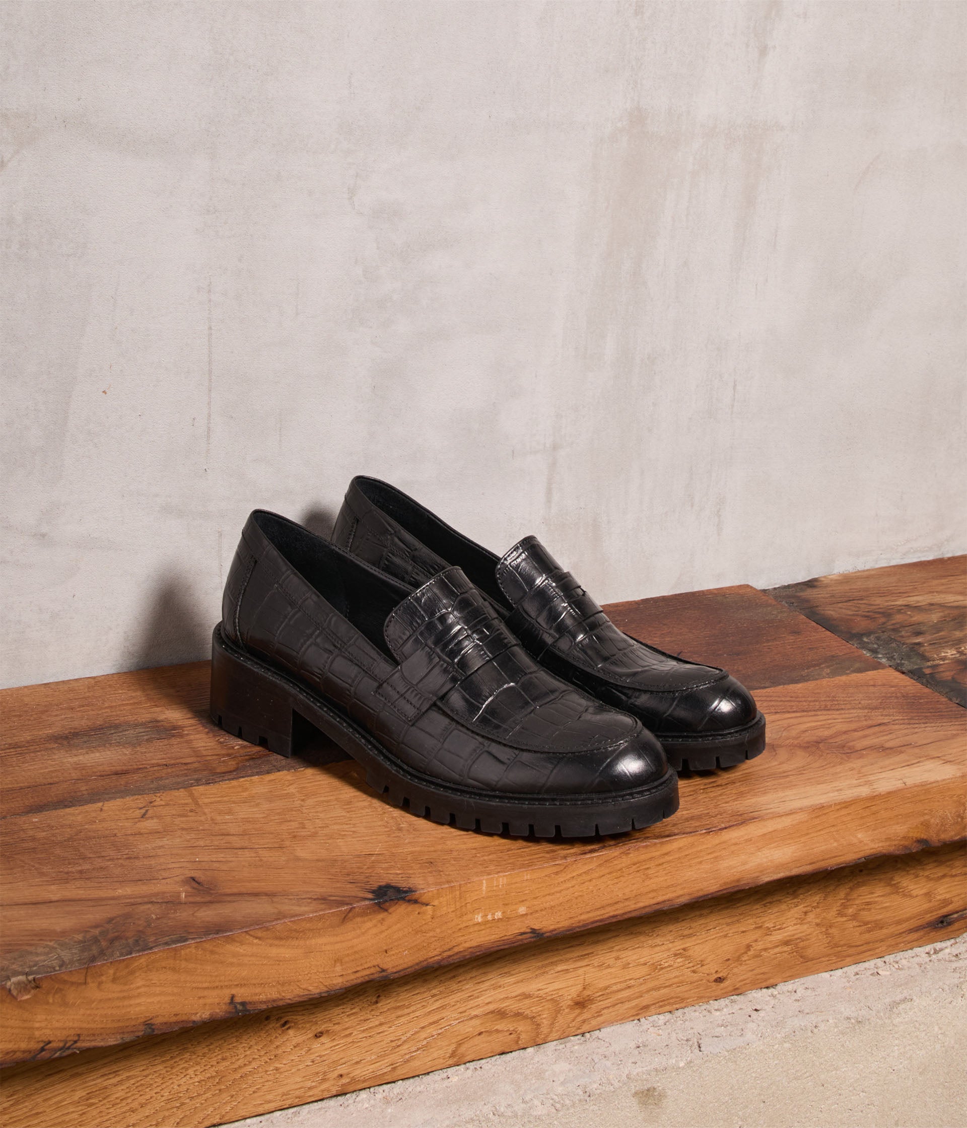 Mocassins croco deals
