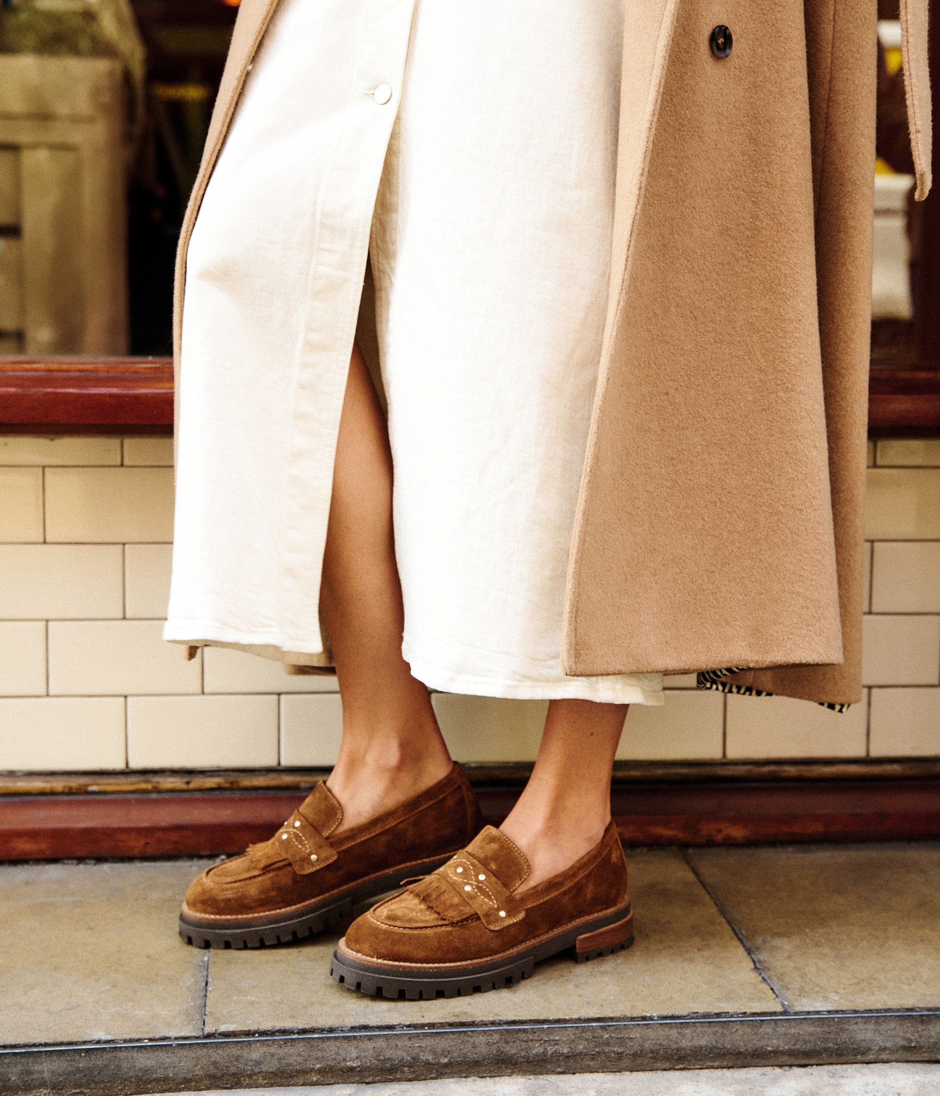 Mocassin derbies femme deals