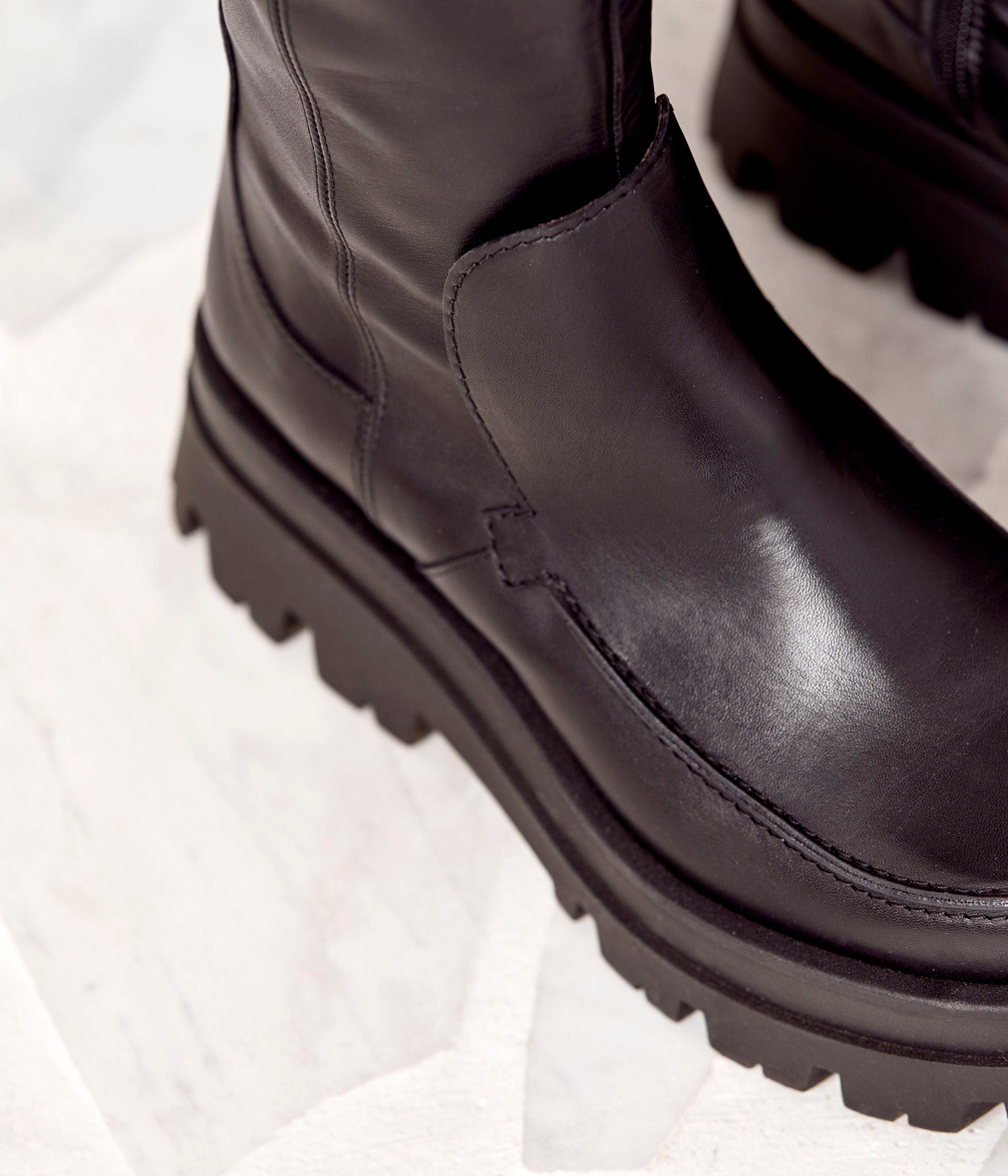 Bottes grunge Pete Bottes Femme Mellow Yellow