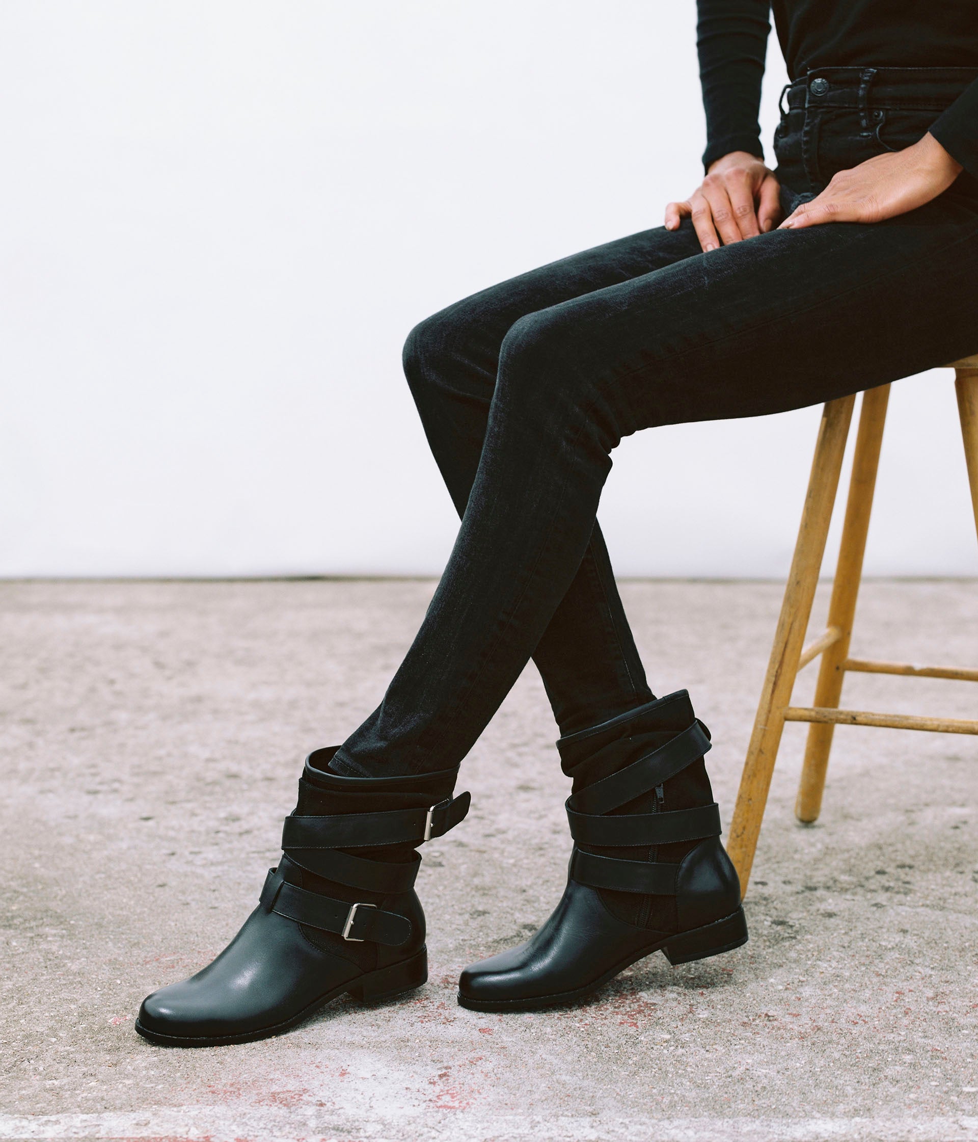 Boots noirs Natalya Boots Bottines Femme Mellow Yellow