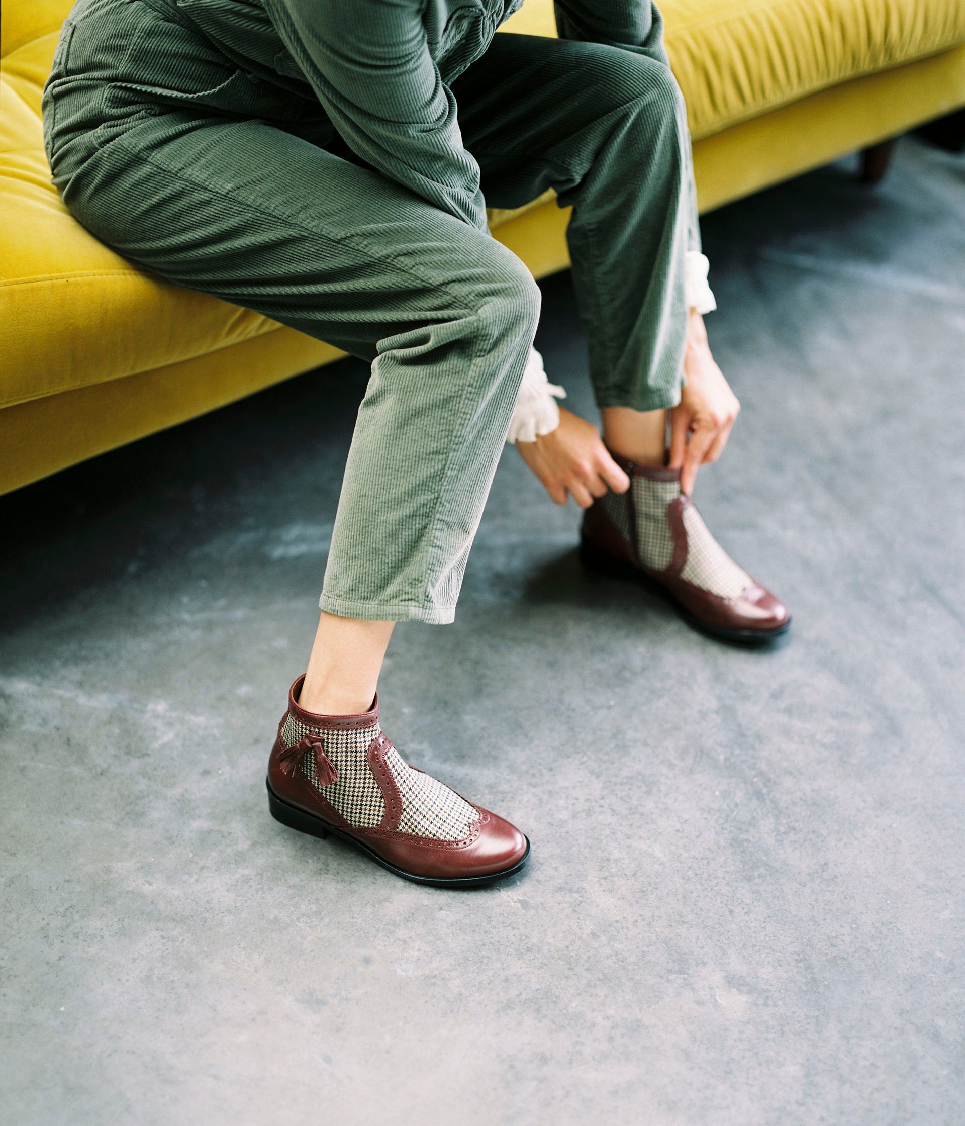 Bottines basses Joschooly Boots Bottines Femme Mellow Yellow