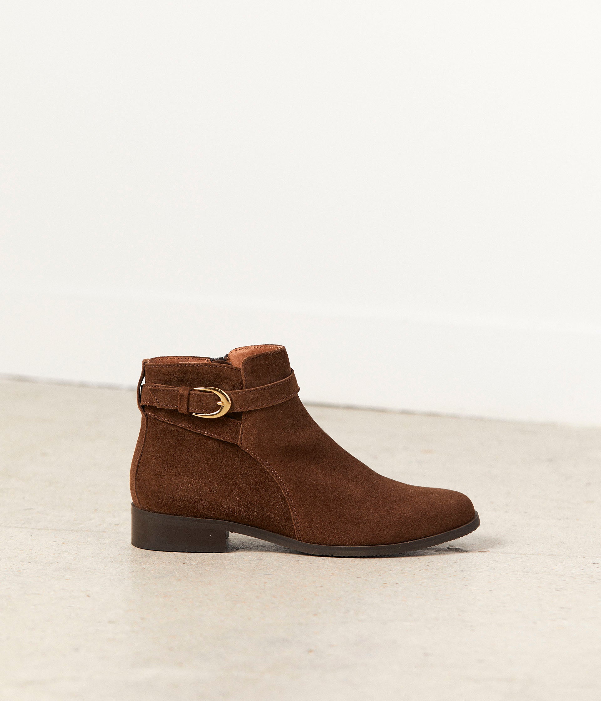 Bottines marron Simon Boots Bottines Femme Mellow Yellow