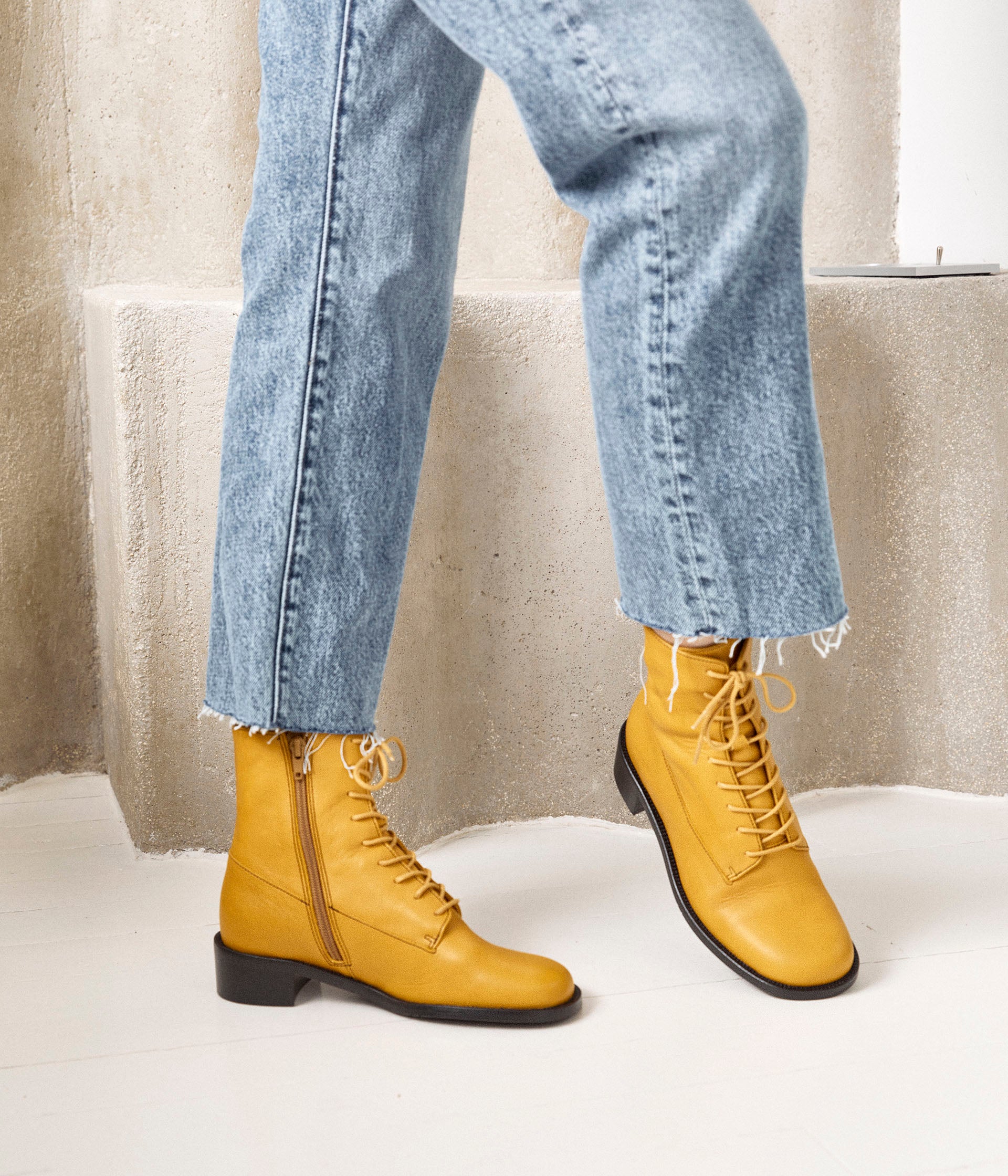 Boots jaune discount