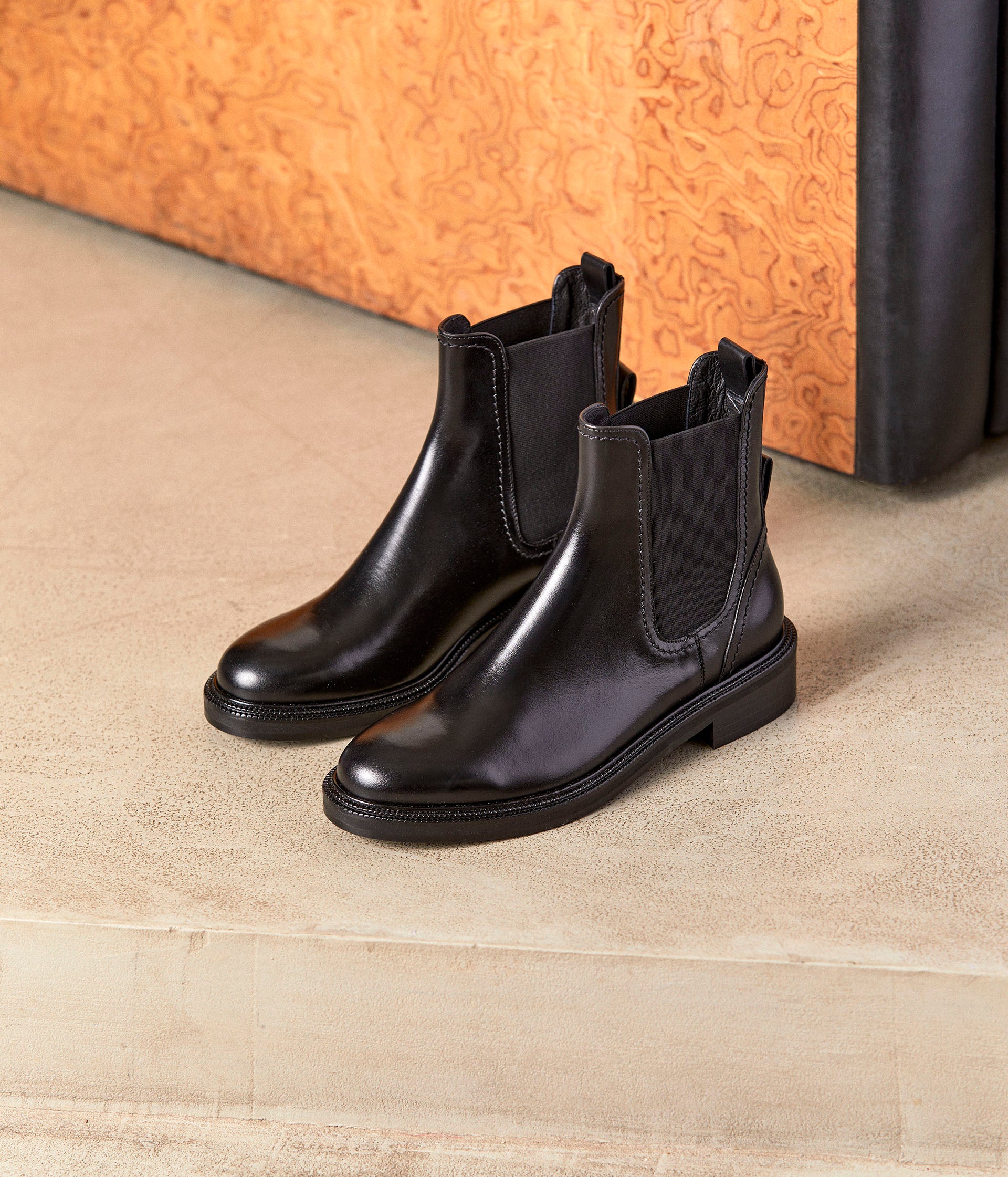 Boots noires B r nice Boots Bottines Femme Mellow Yellow