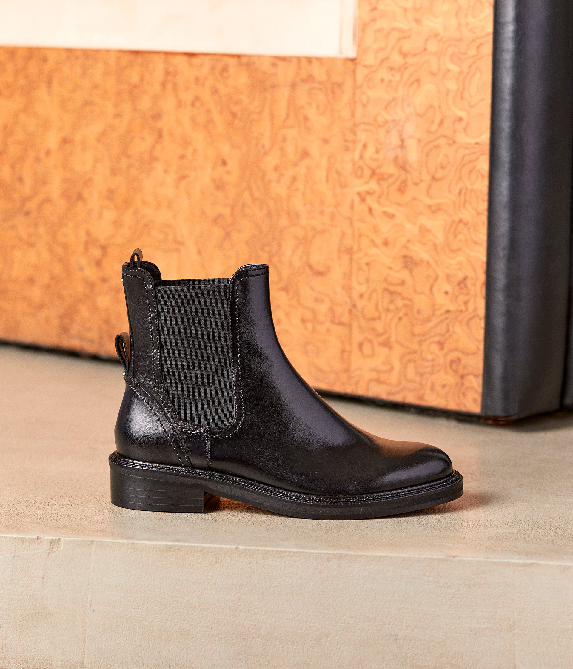 Boots noires Berenice Boots Bottines Femme Mellow Yellow