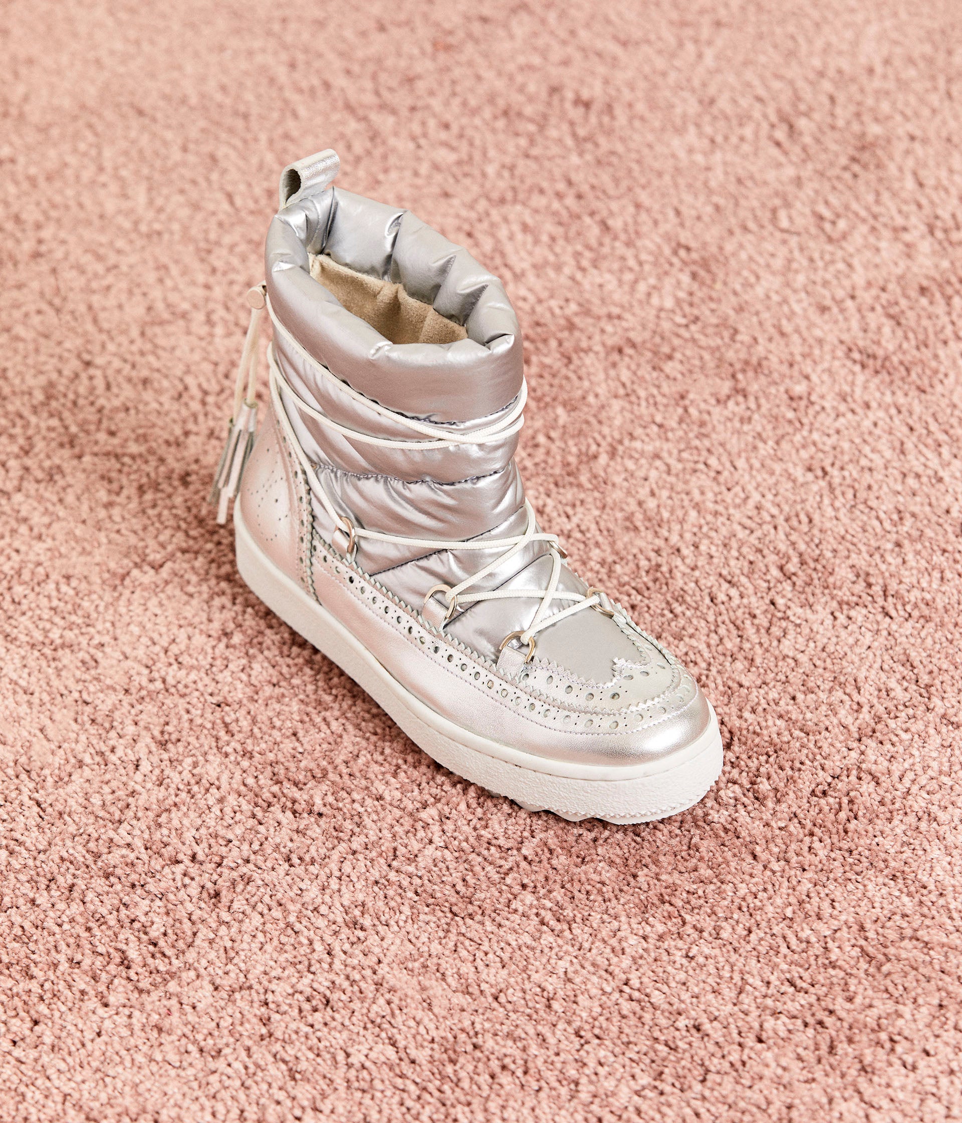 Moon boots argent new arrivals