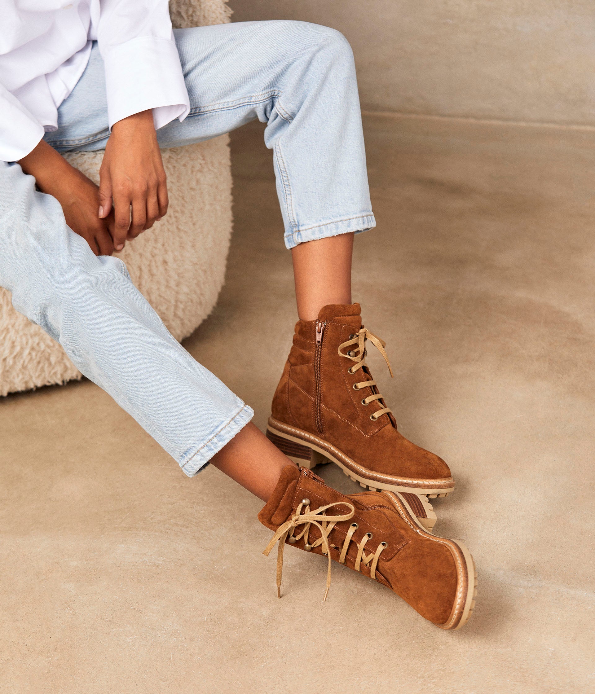 Bottes velours femme store