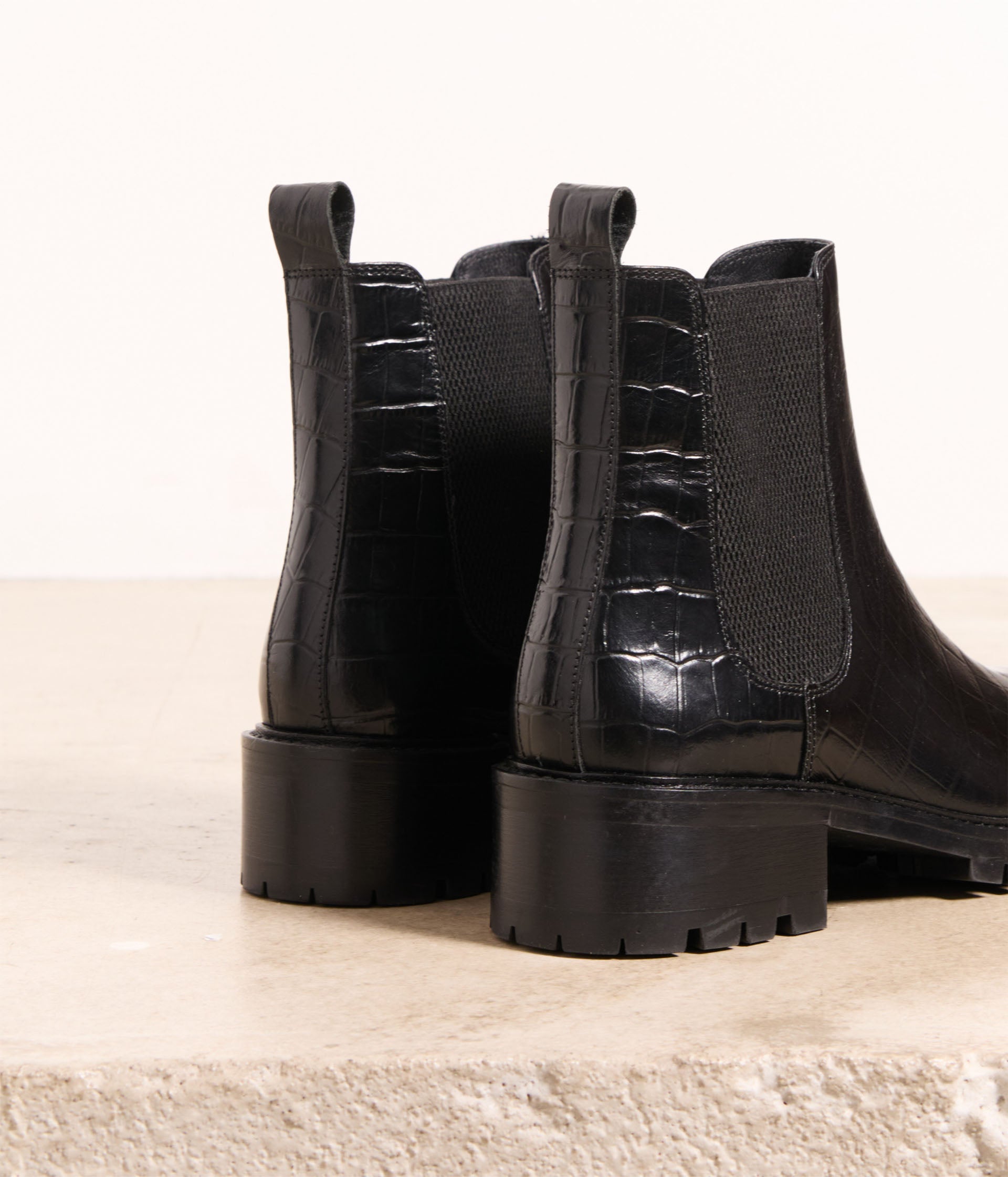 Chelsea boots croco Adolie