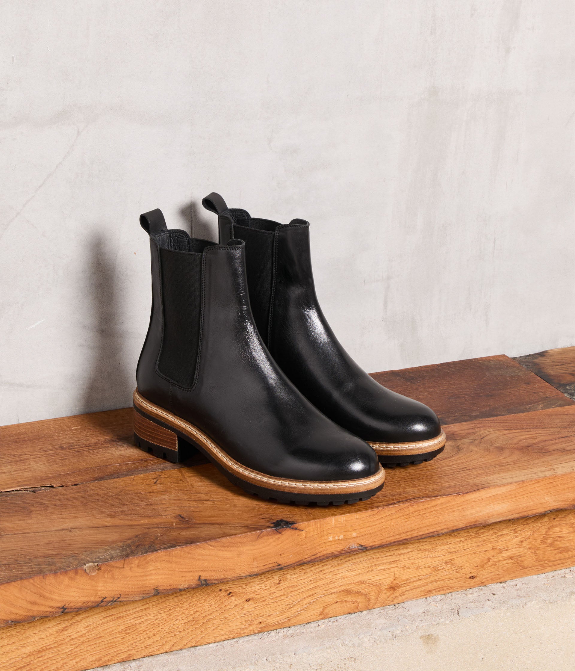Boots crantées shop