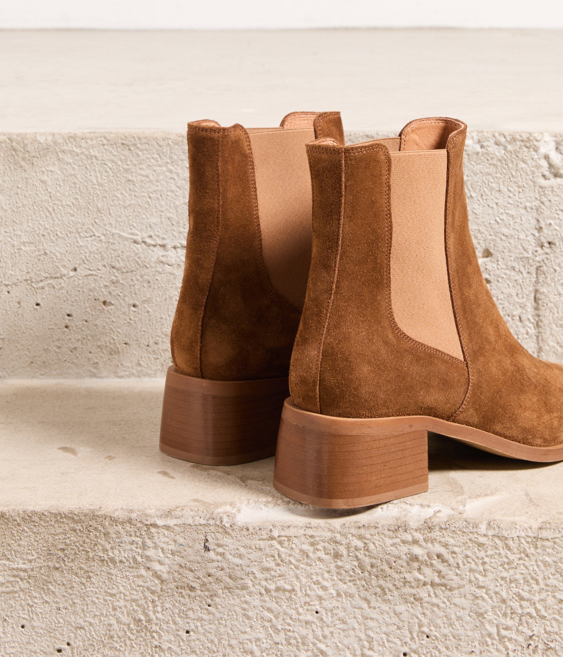 Bottines pointues camel clearance