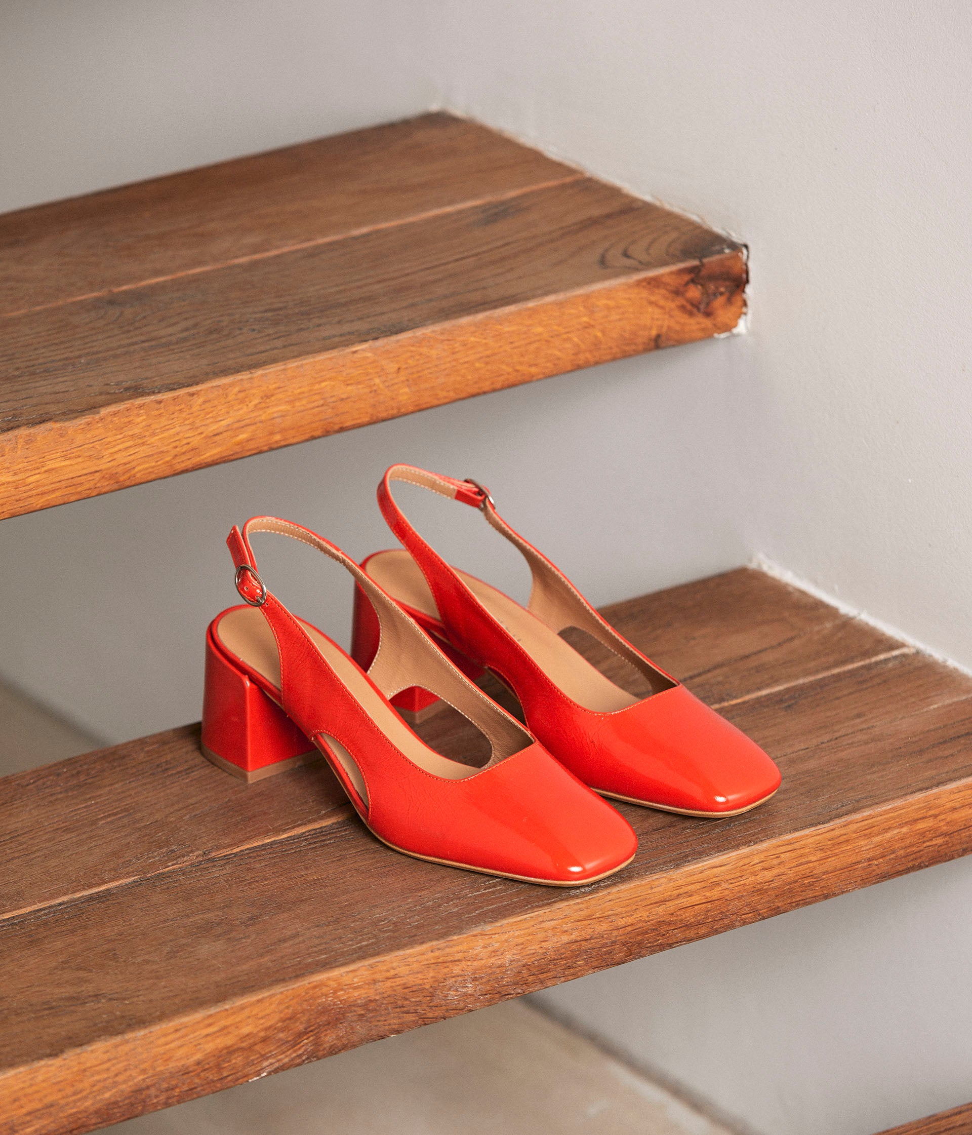 Escarpin online femme orange