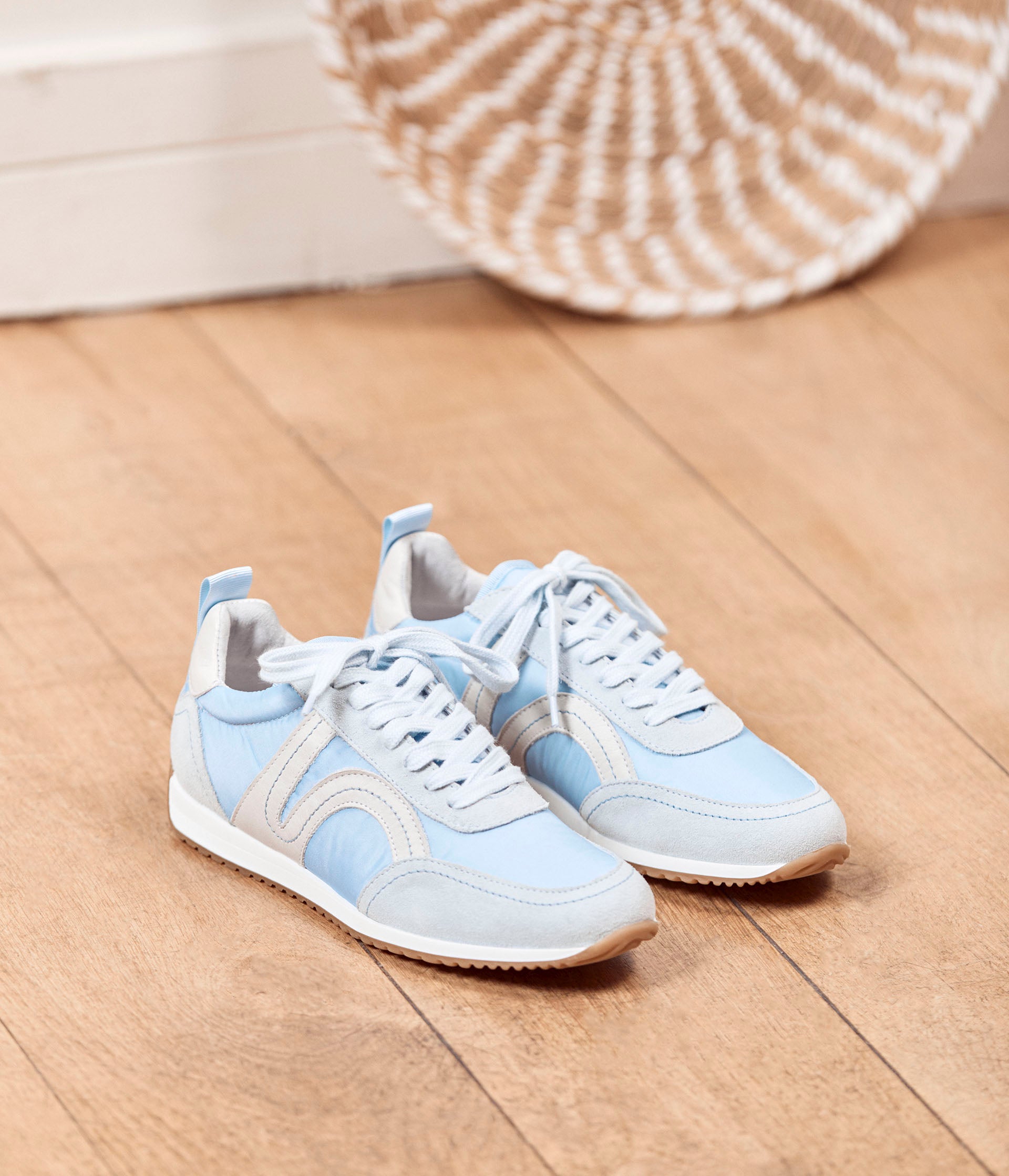 Baskets bleues Oliver
