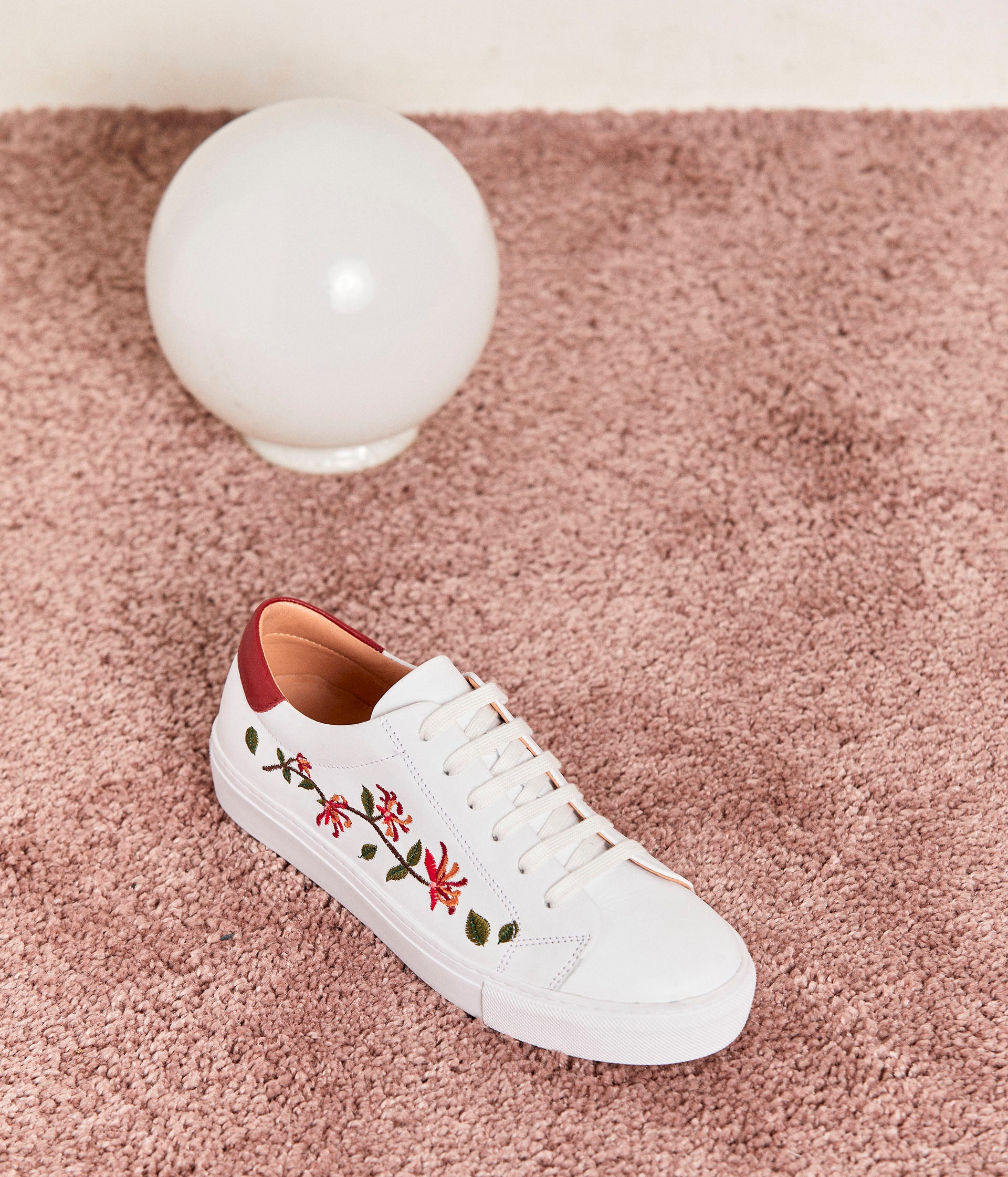 Basket blanche hotsell cuir femme