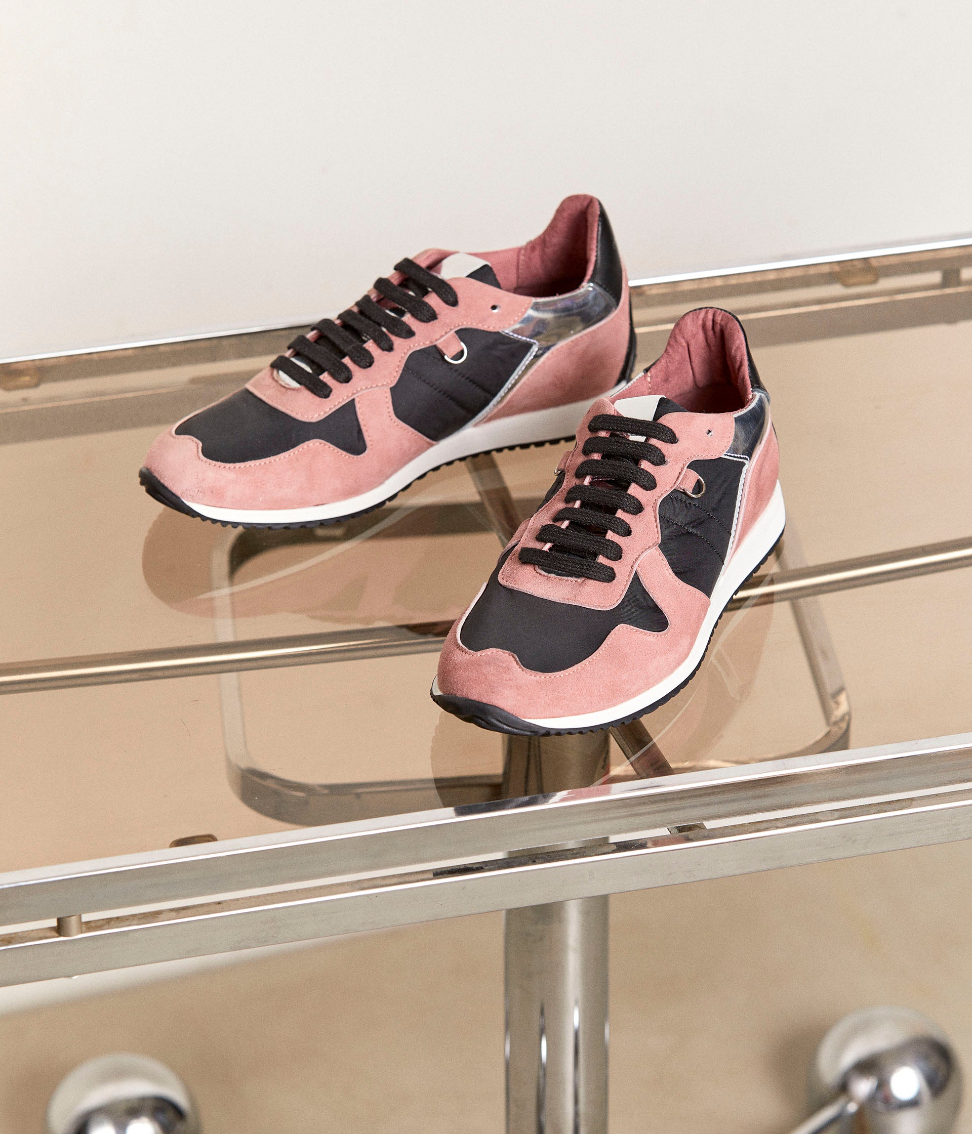 Baskets vieux rose Evy Baskets Femme Mellow Yellow