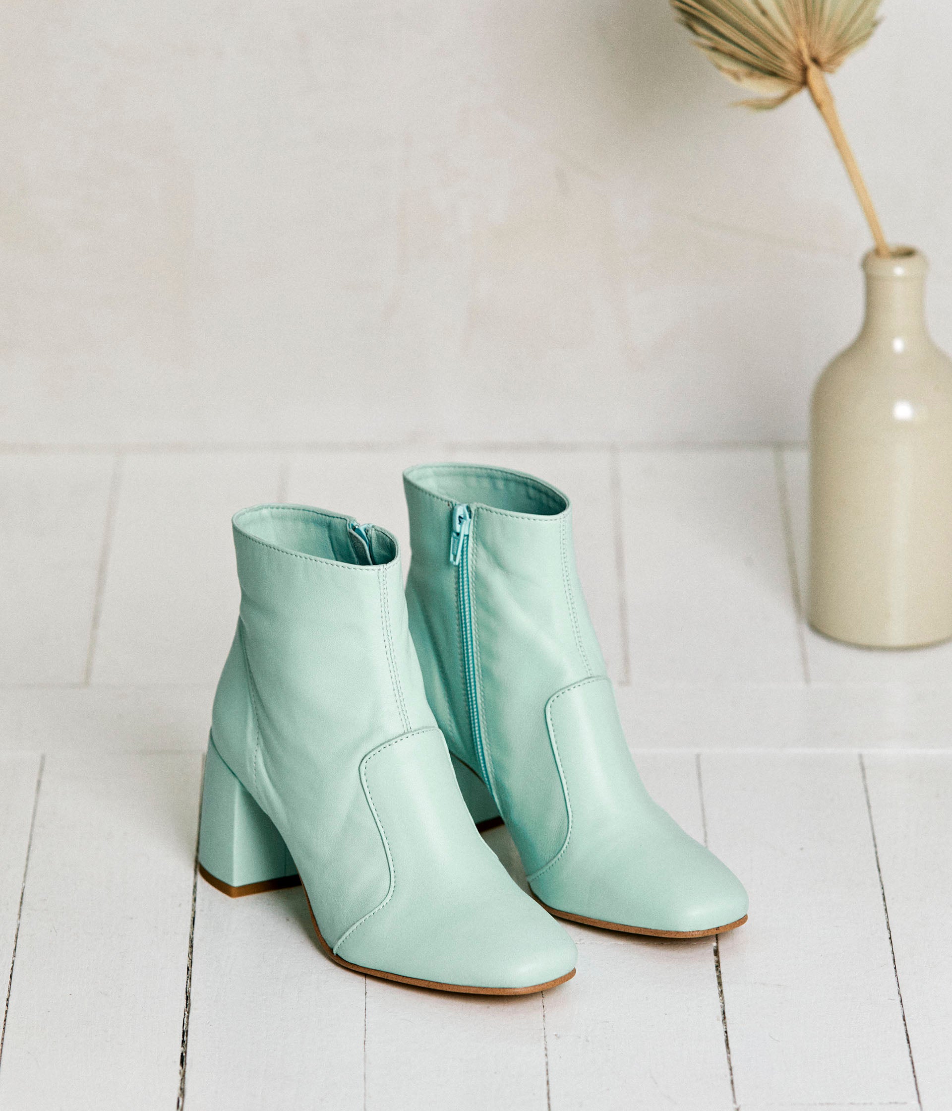 Bottines vertes hotsell