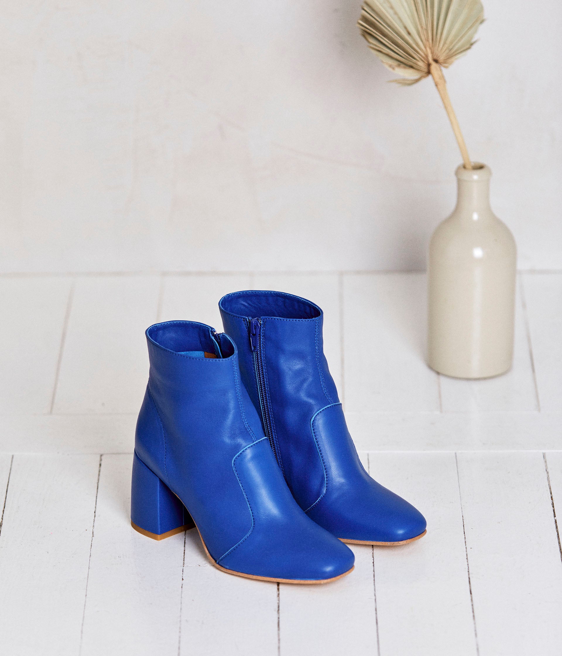Bottines bleues femme cheap