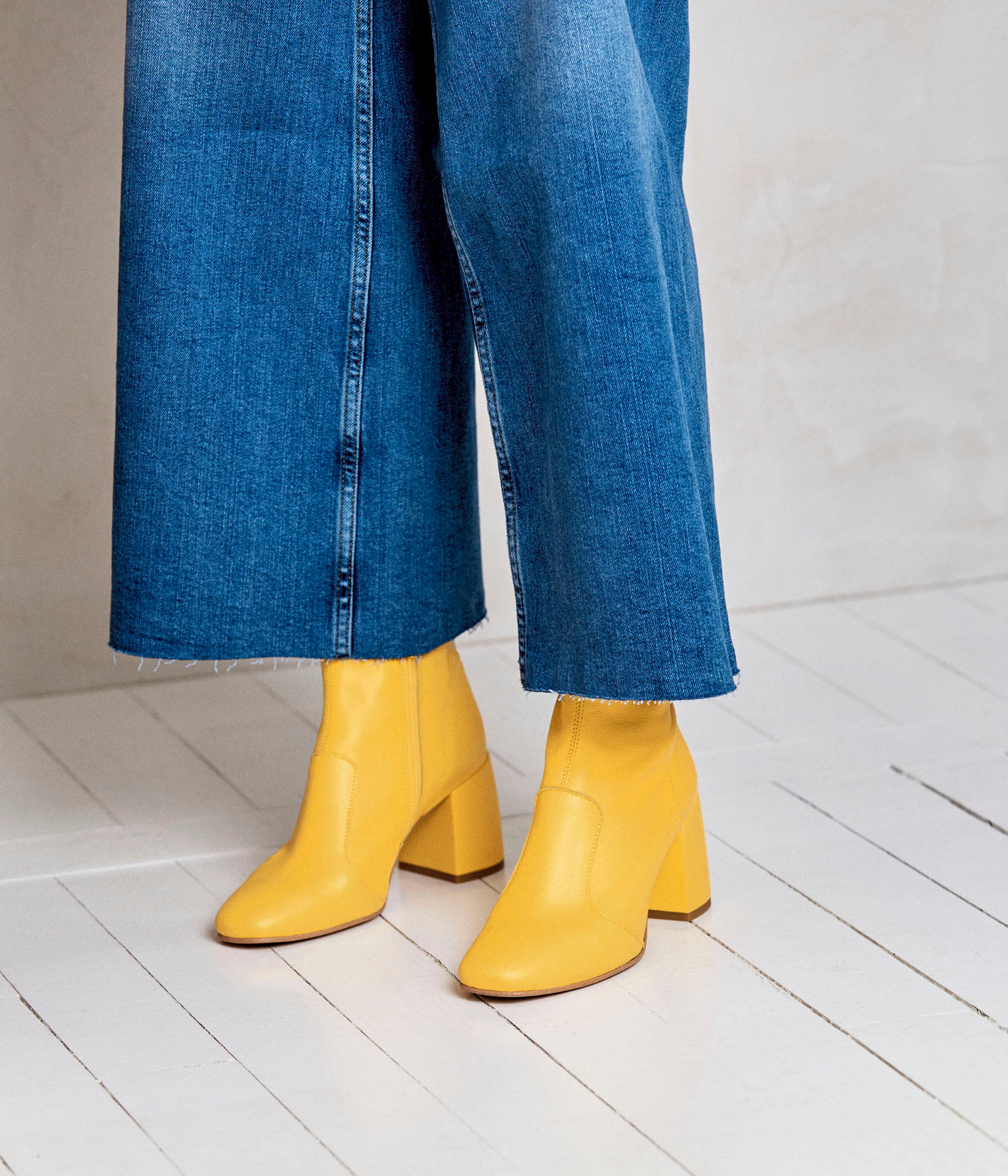 Bottines jaunes store