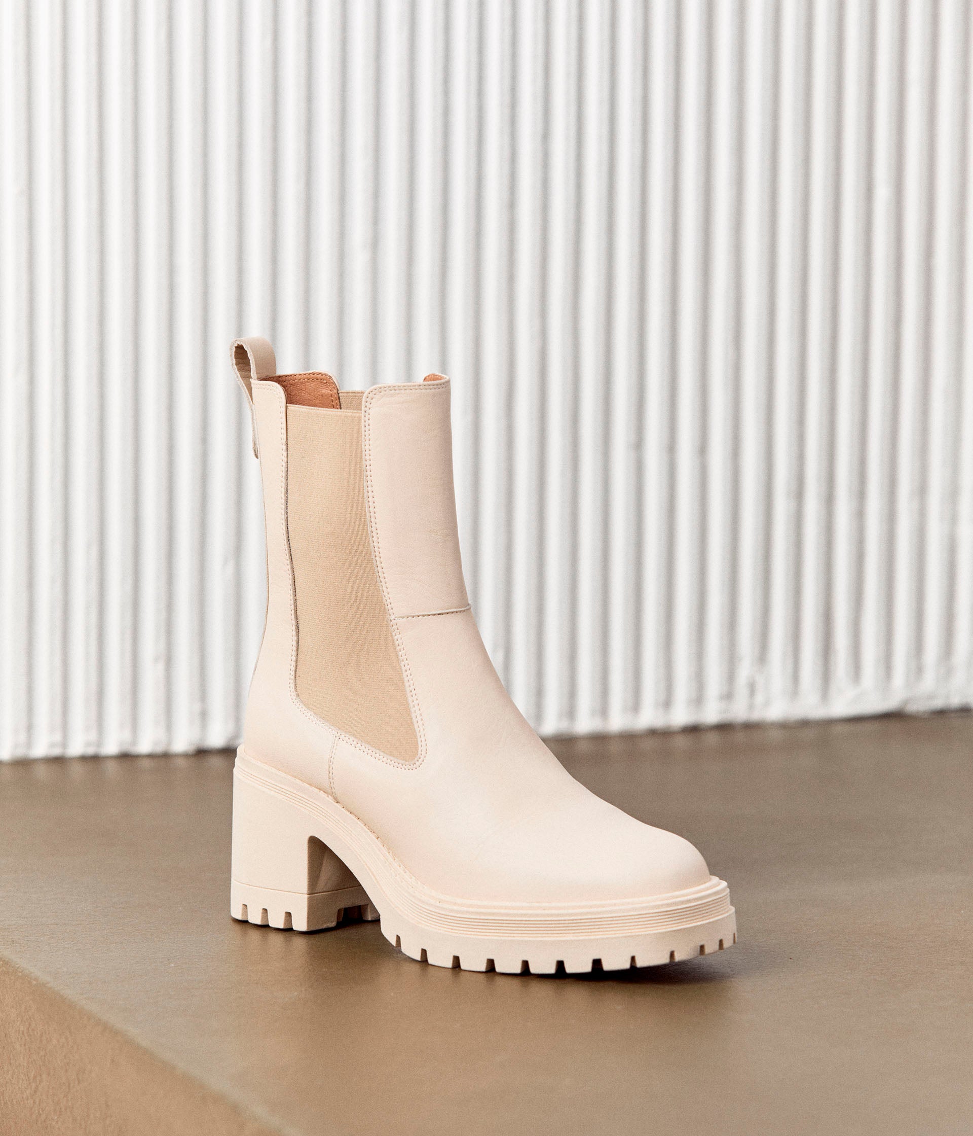 Bottines femme ecru new arrivals