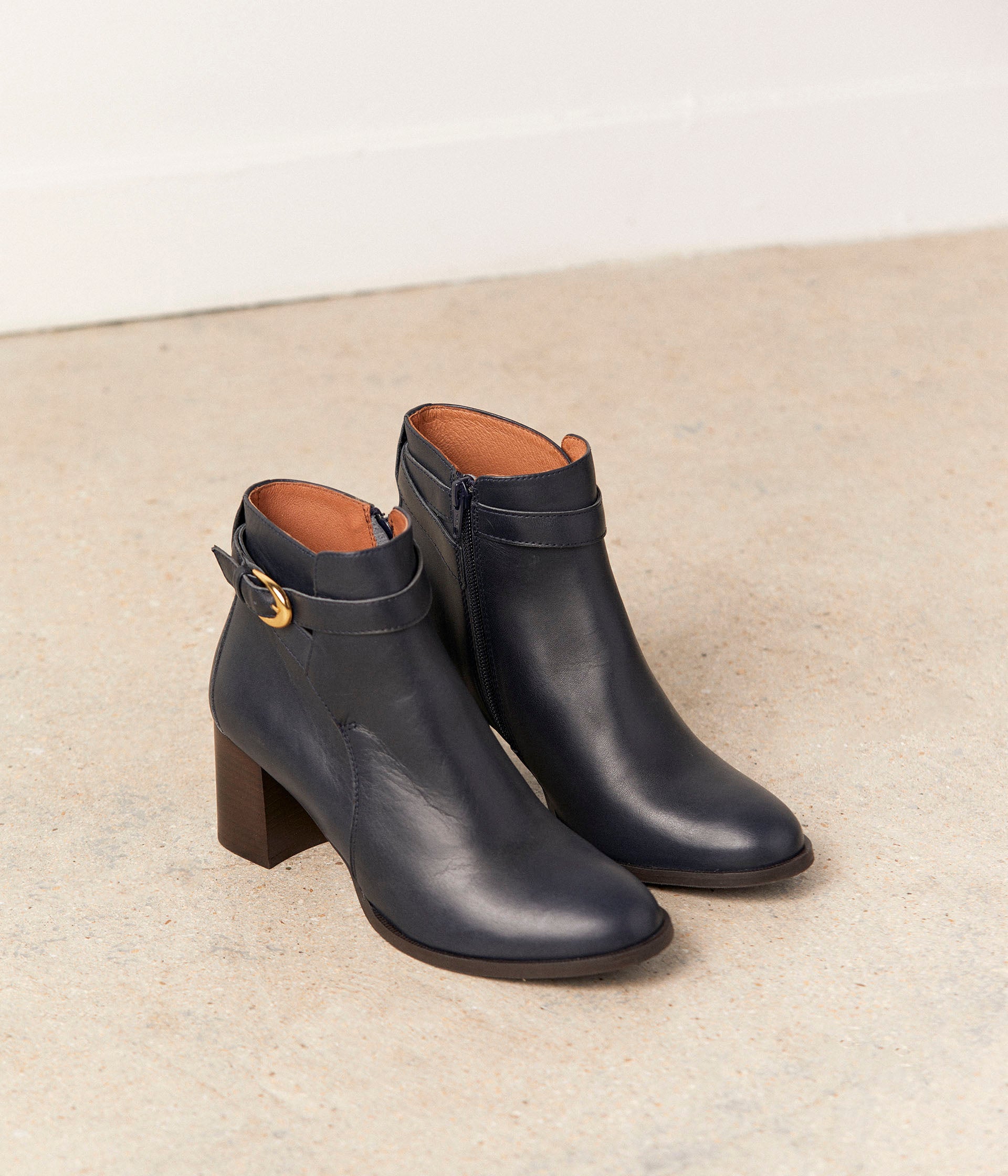 Bottines bleu marine top