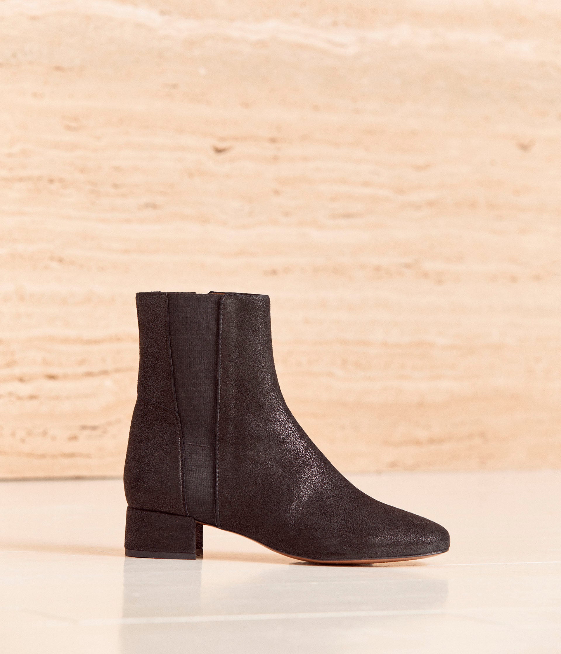 Bottines métallisées discount