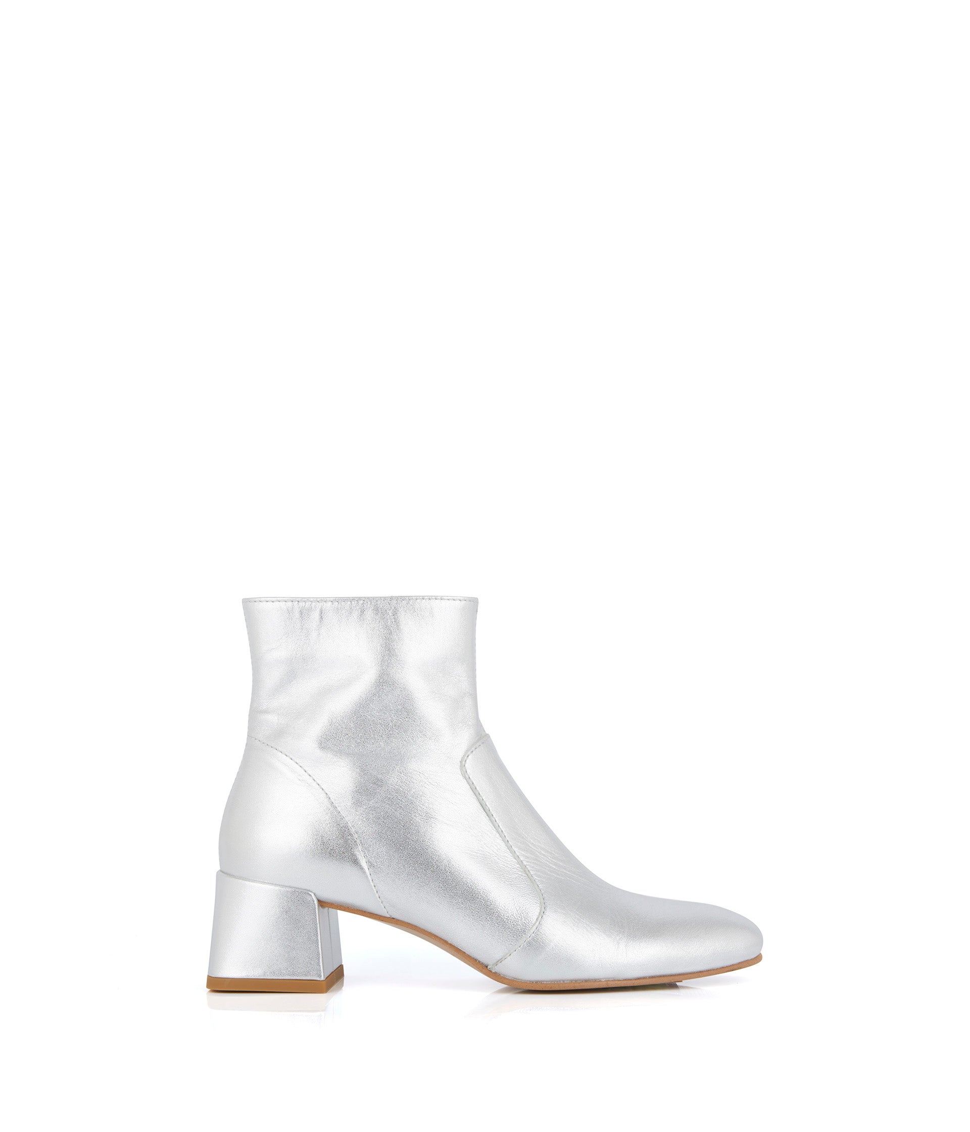 Bottines chaussettes argent outlet