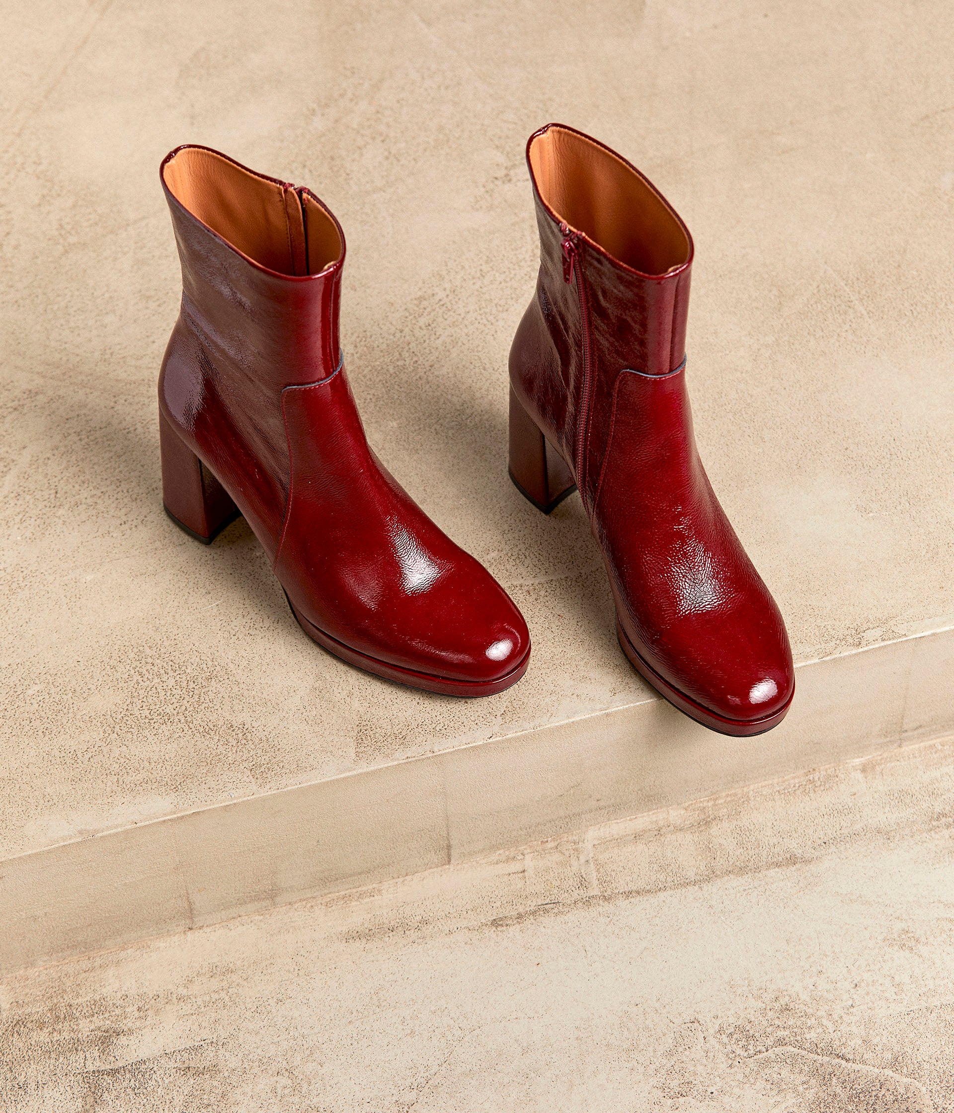 Boots femme bordeau shop