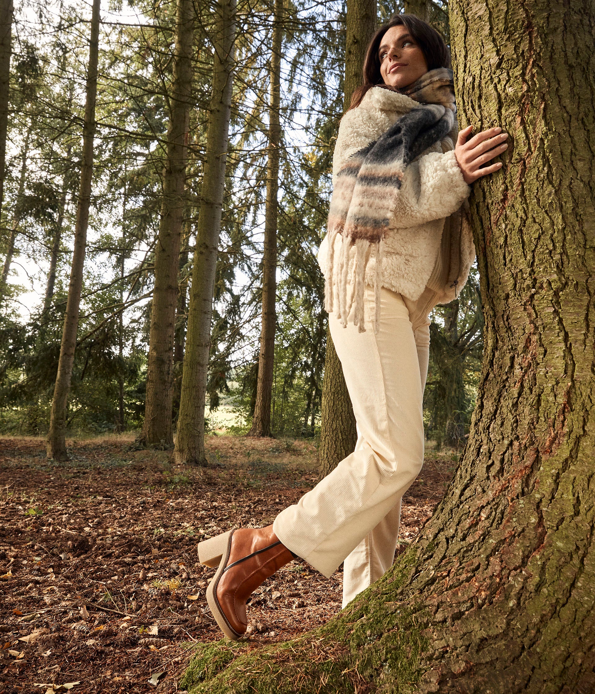 Bottines camel a talon shop