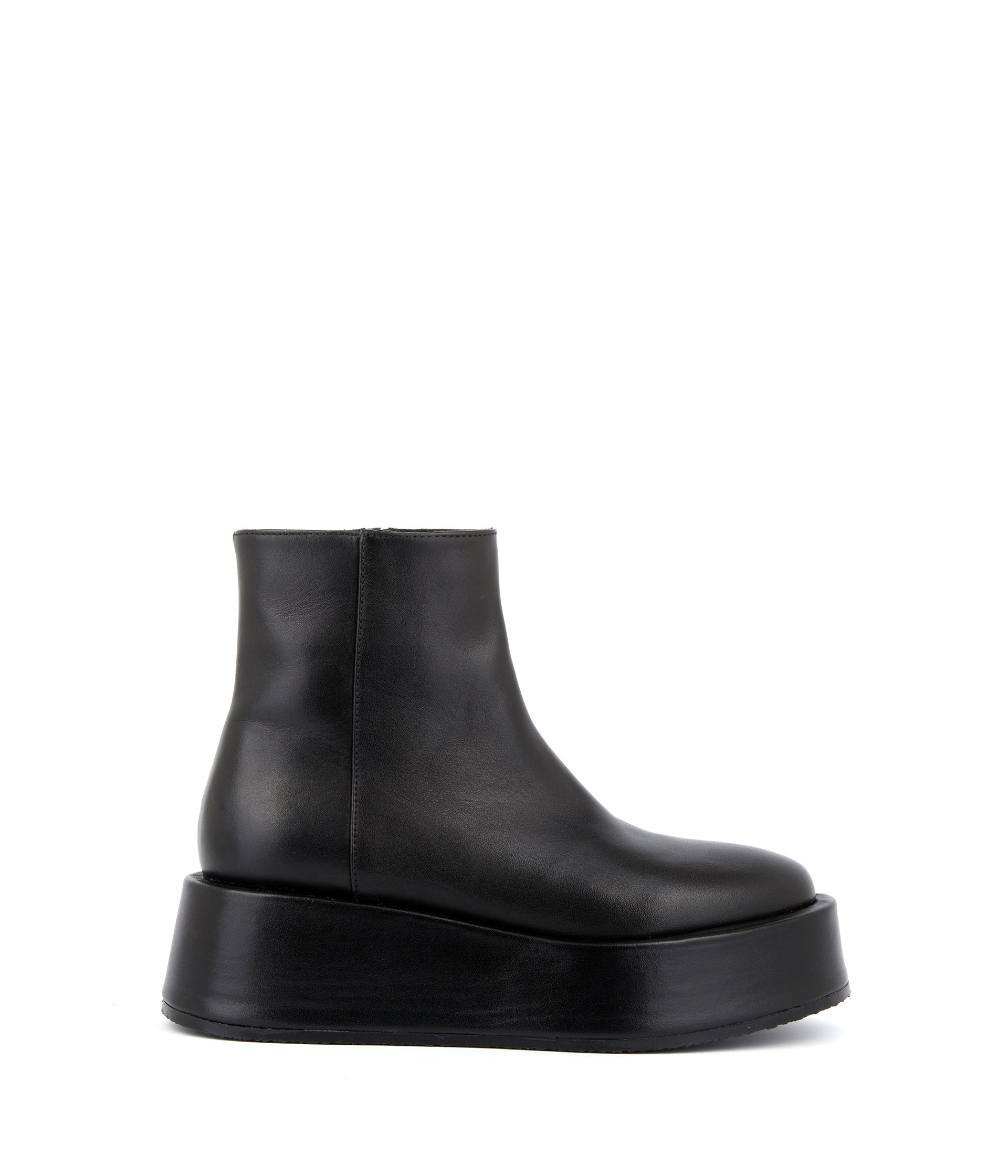 Boots compensées cuir best sale