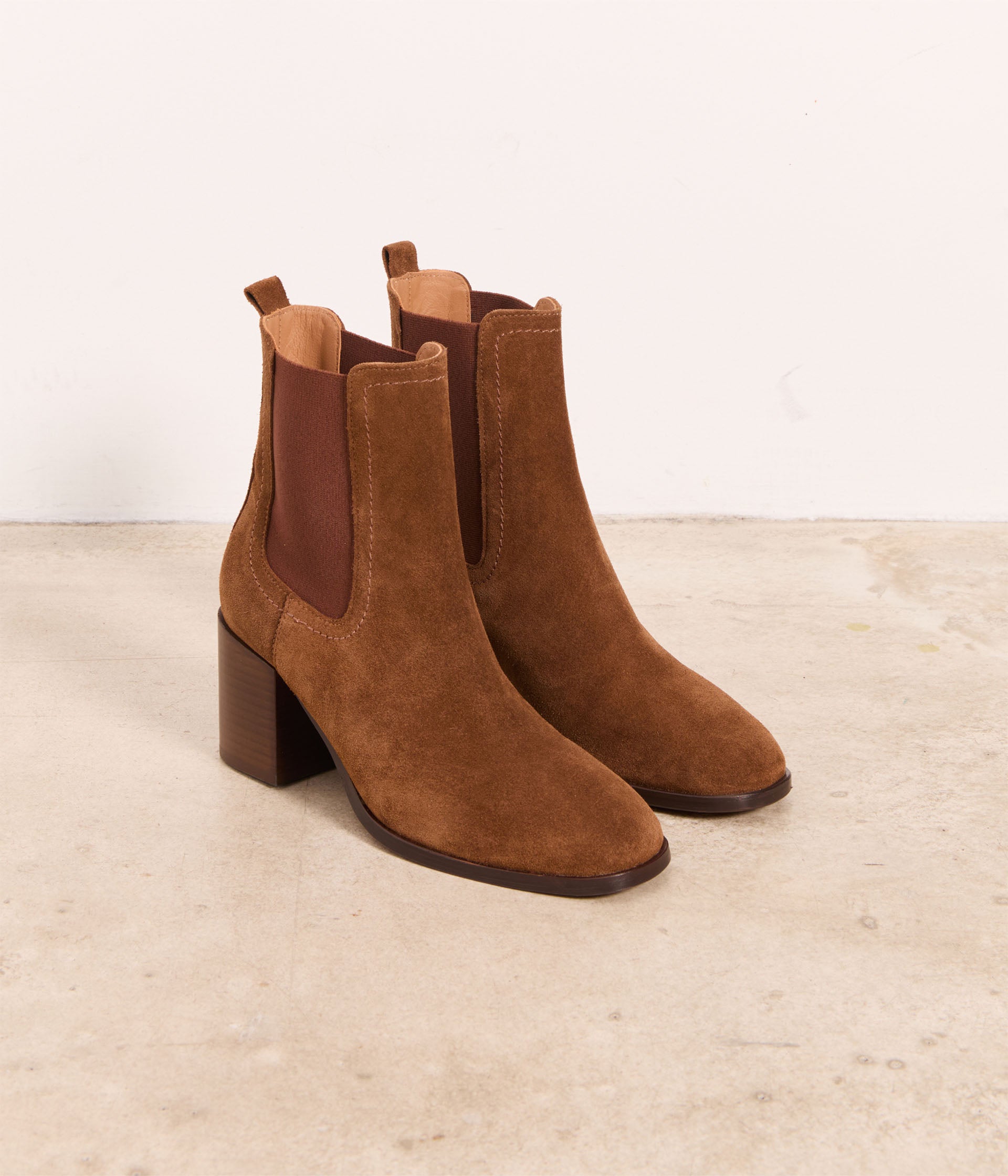 Chelsea boots camel Sidonie