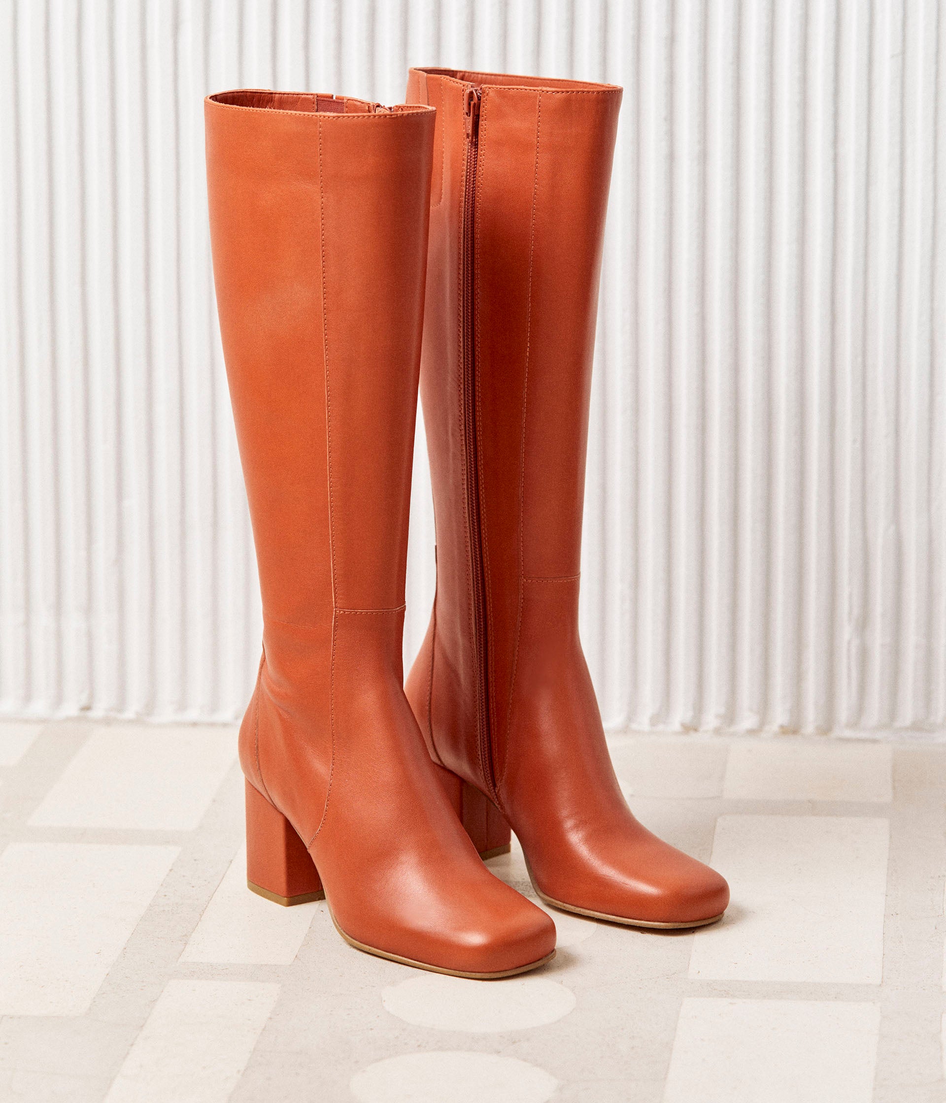 Bottes orange 2025 femme