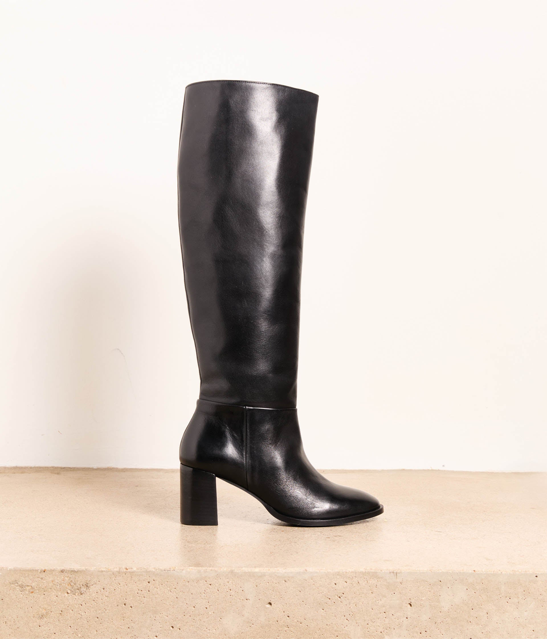 Bottes cuissardes en cuir store