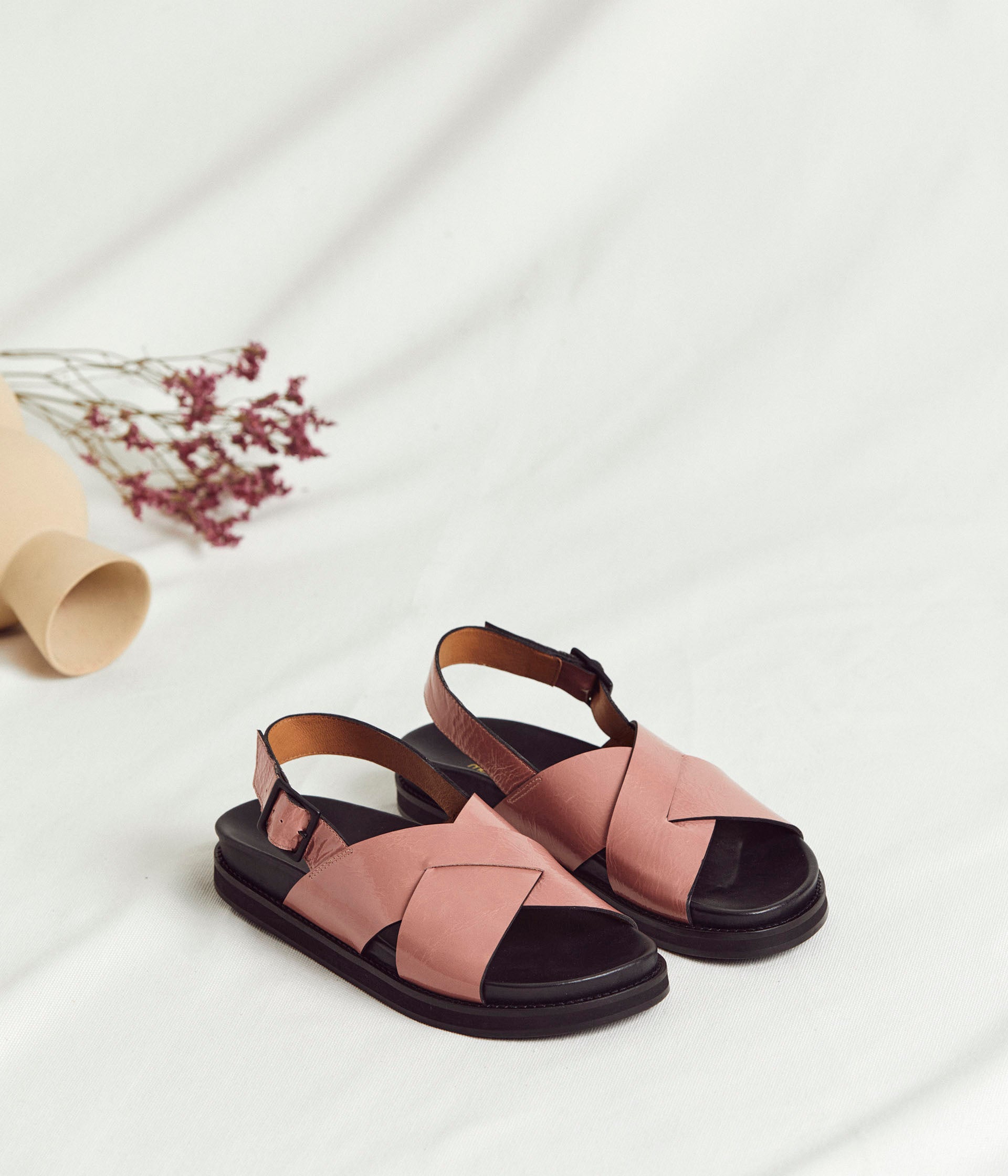 Sandale vieux rose outlet