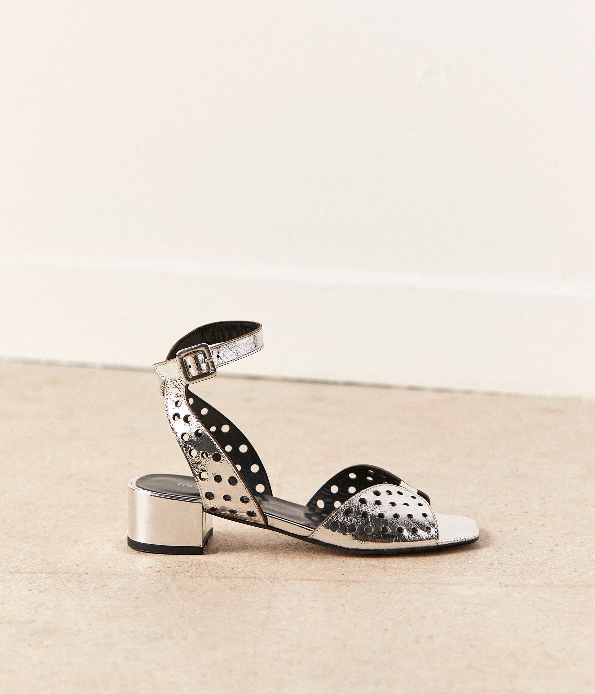 Sandale deals argenté femme