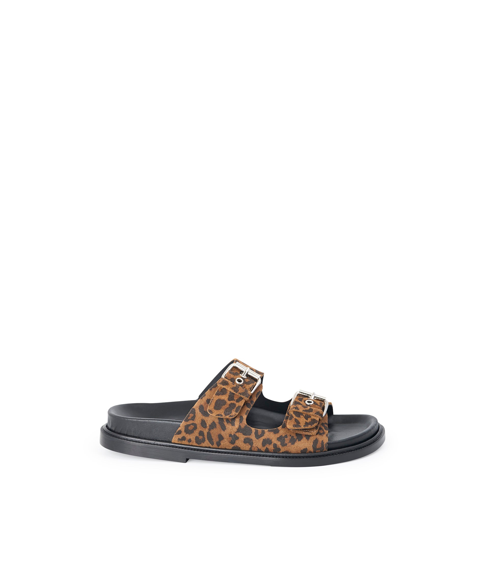 Express leopard mules top