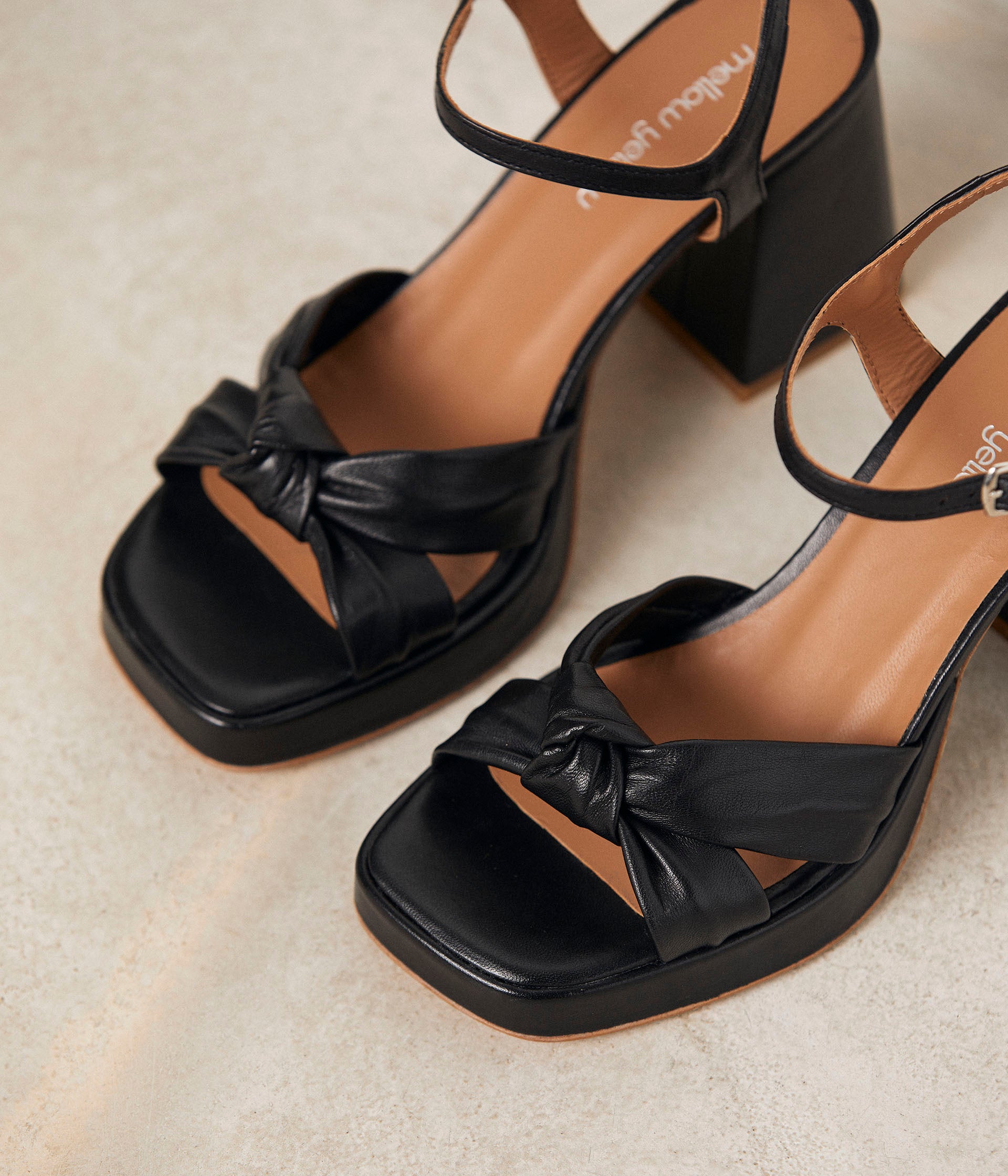 Chaussures été cuir shop femme