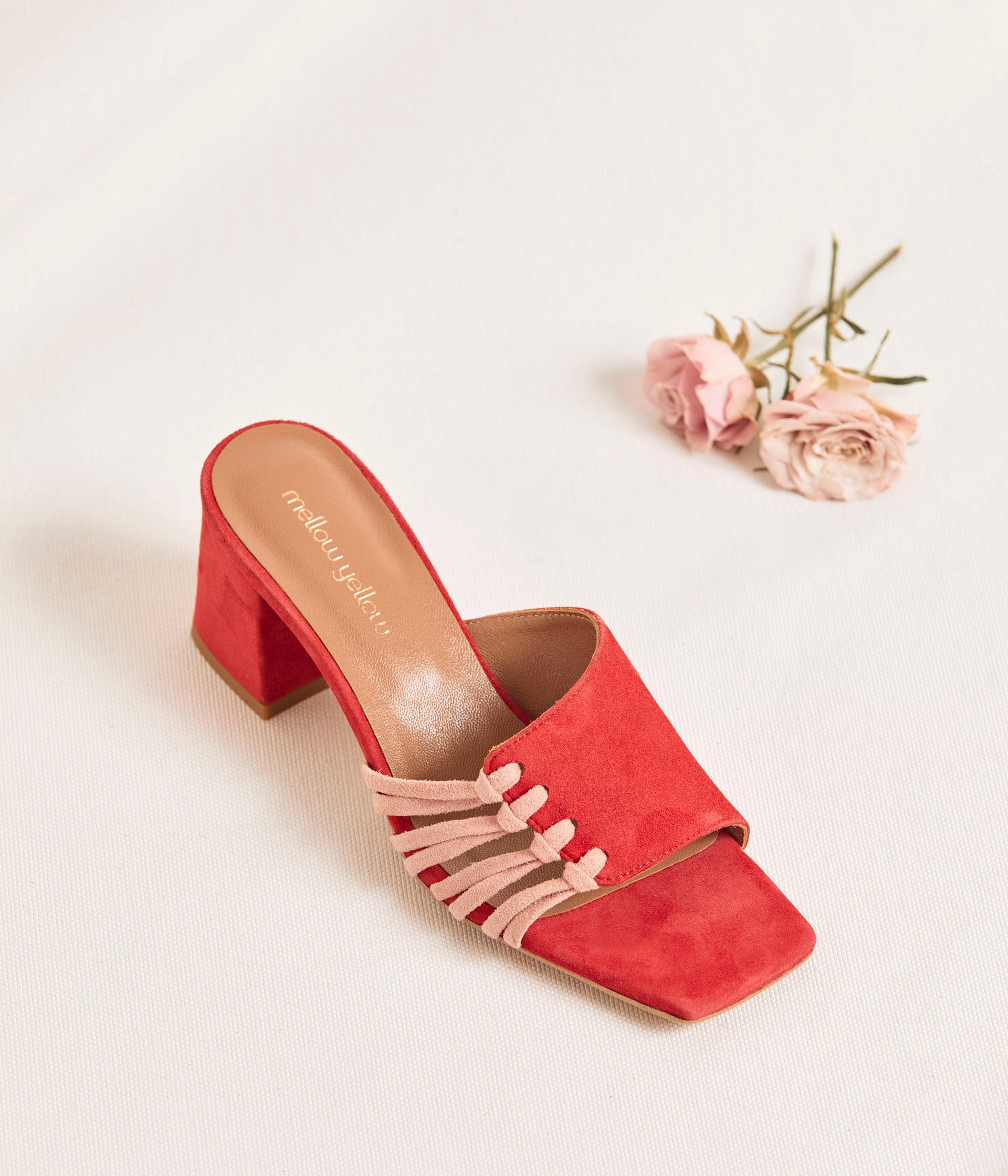 Mules rouges new arrivals