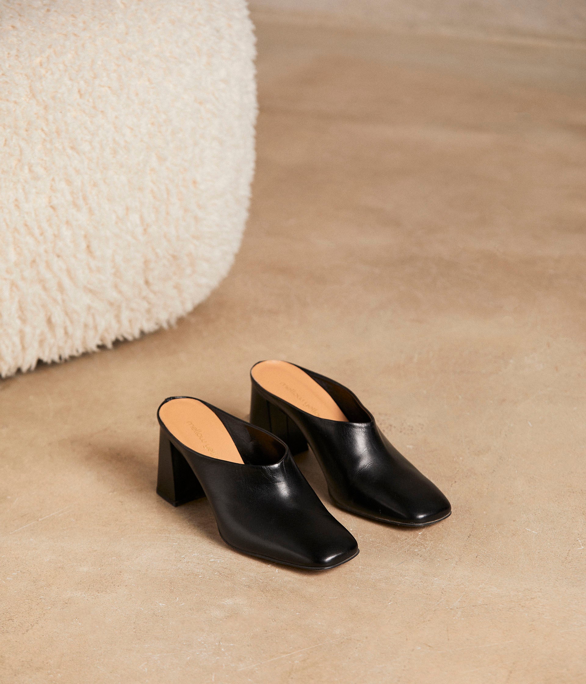 Mules a talon Rejane Mules Femme Mellow Yellow